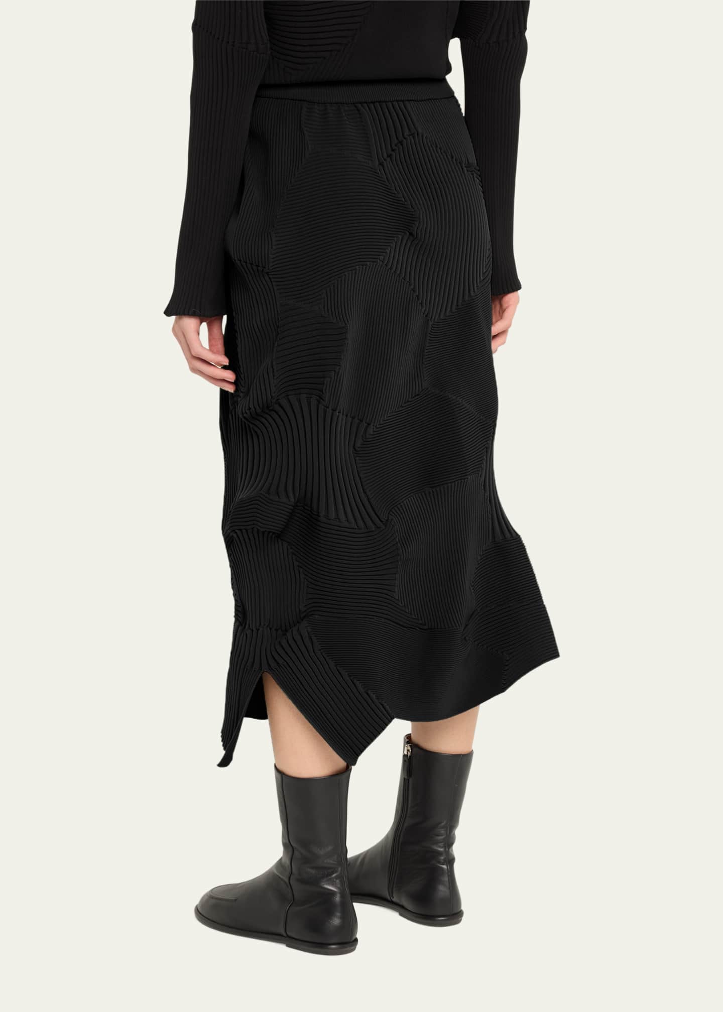 Issey Miyake Kone Kone Textural Ribbed Skirt - Bergdorf Goodman