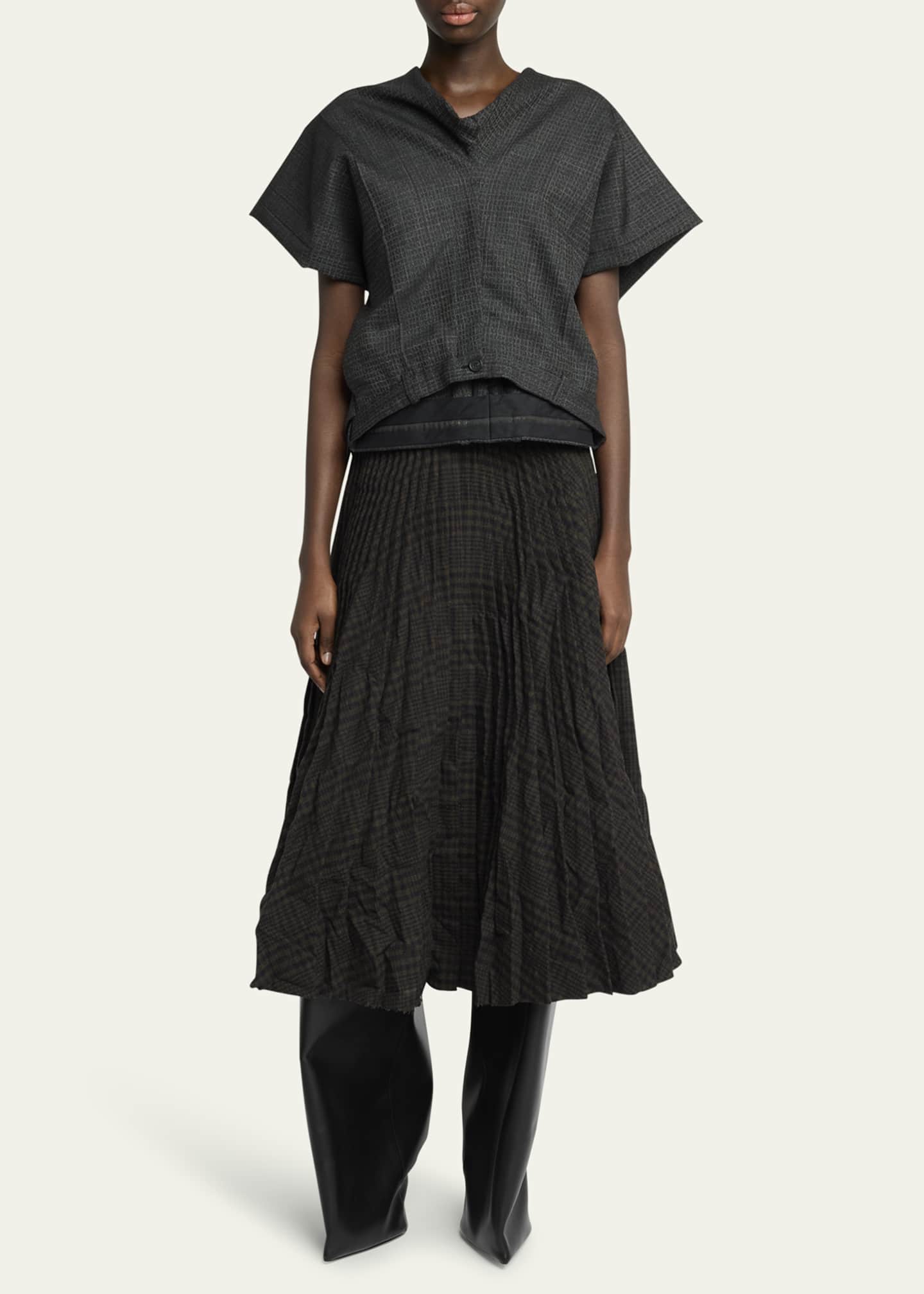 Balenciaga Tailored Pants Wool Top Image 2 of 5