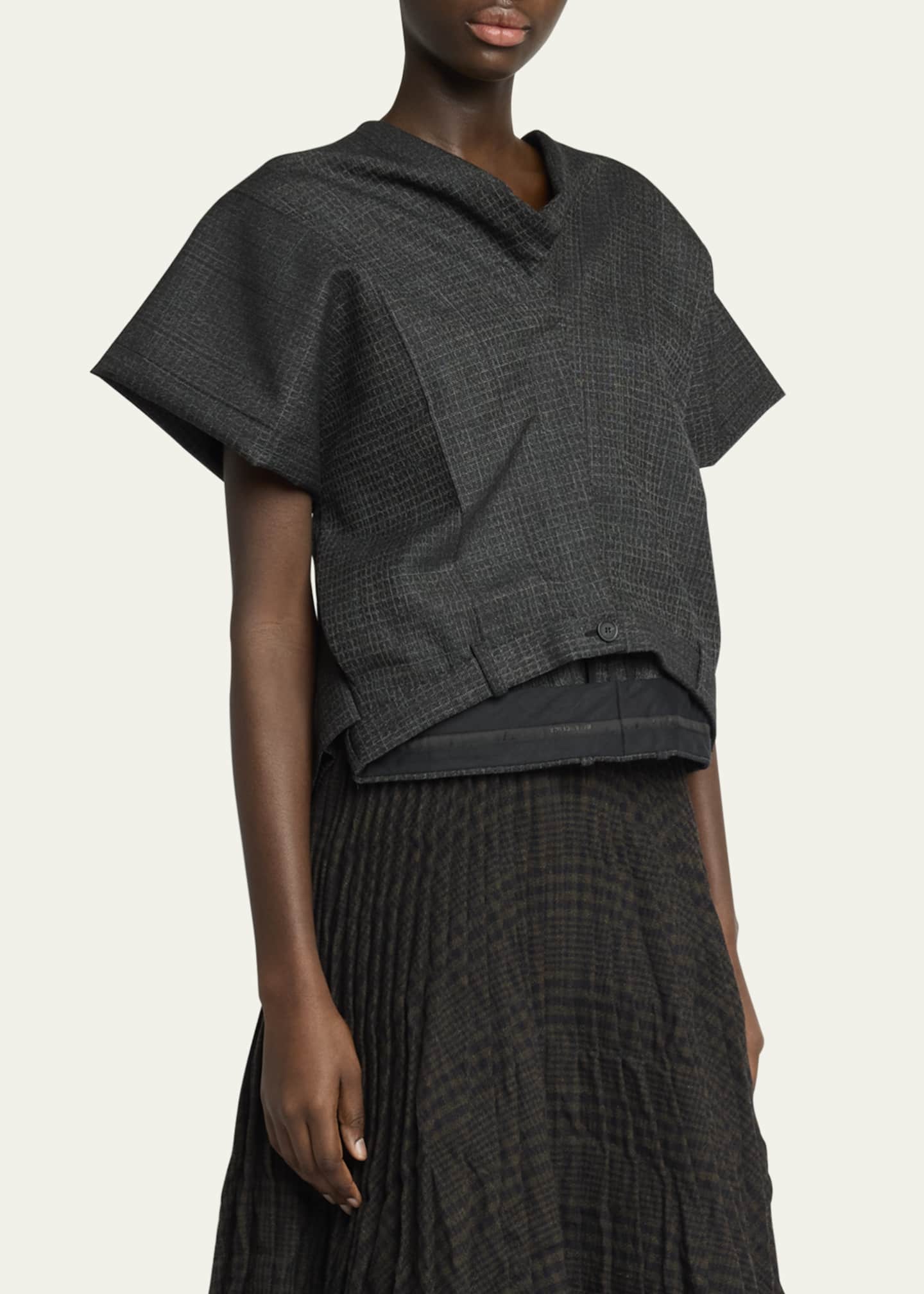 Balenciaga Tailored Pants Wool Top Image 4 of 5
