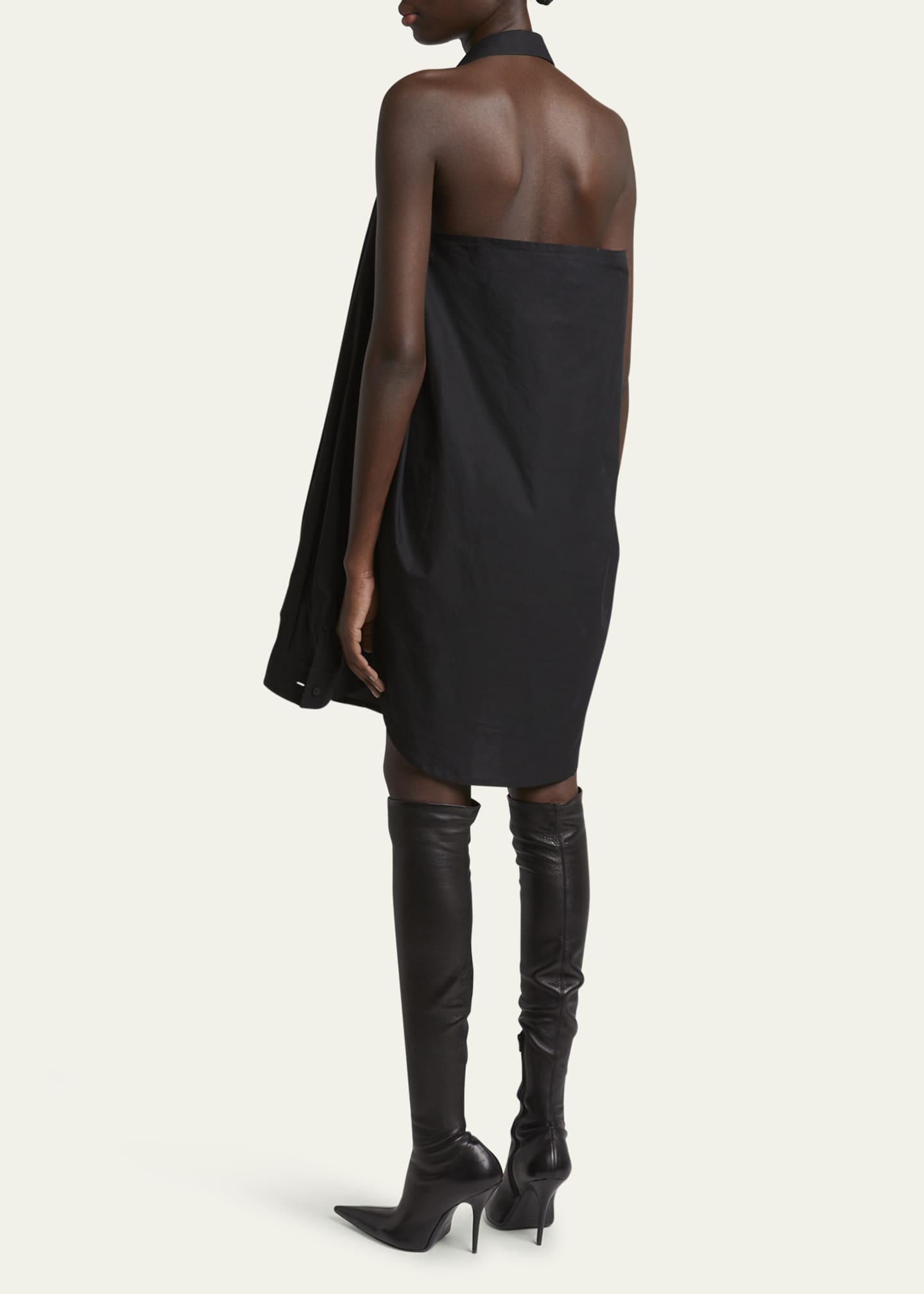 Balenciaga Suspended Poplin Shirtdress Image 3 of 5