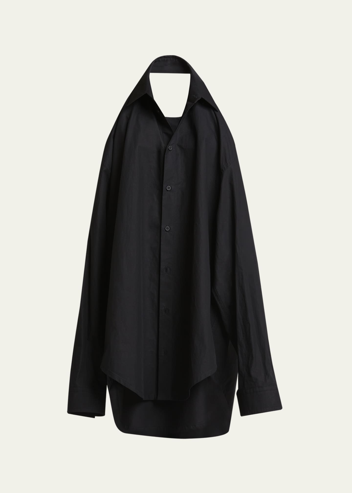 Balenciaga Suspended Poplin Shirtdress Image 1 of 5