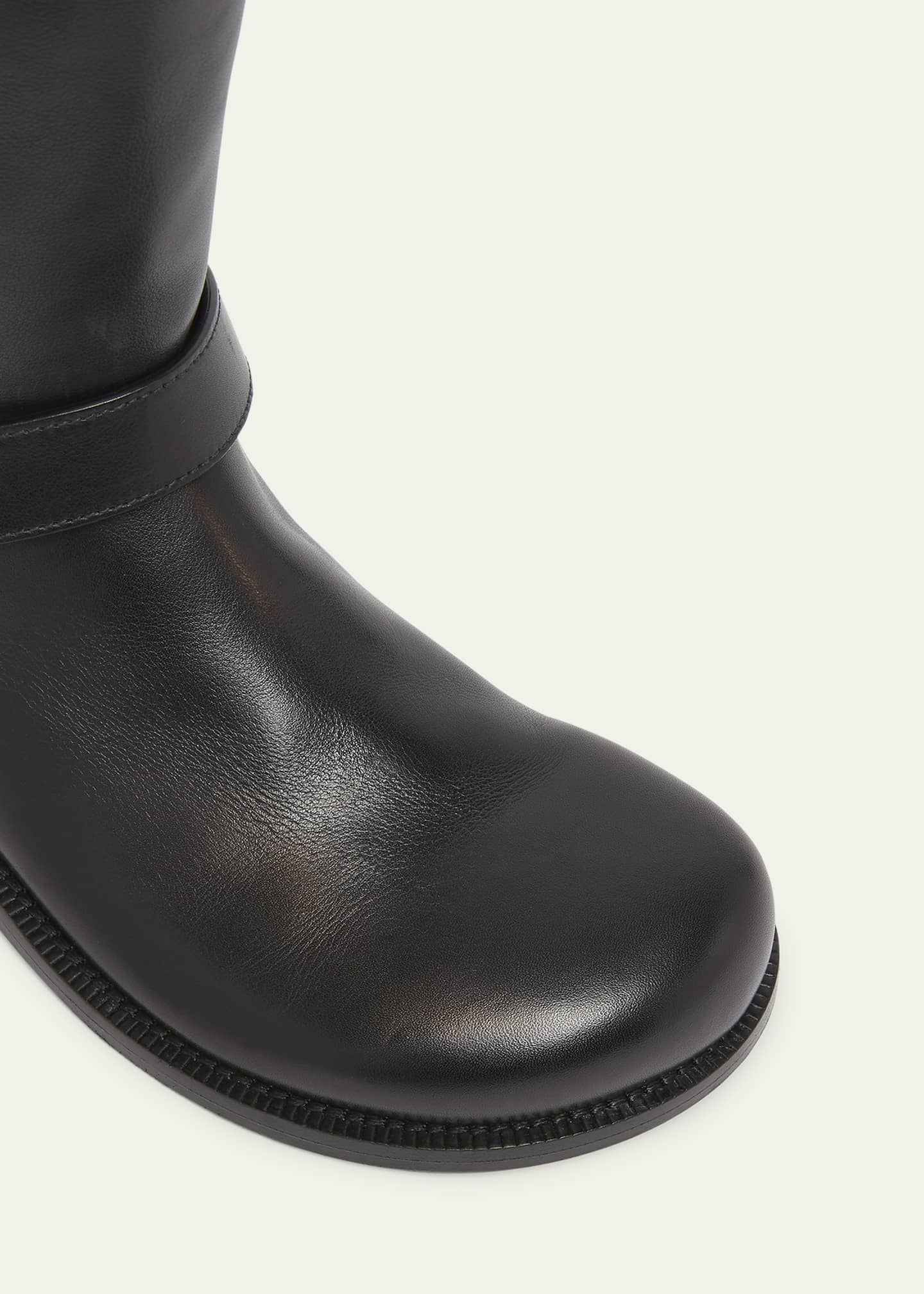Loewe Campo Leather Harness Biker Boots Image 5 of 5