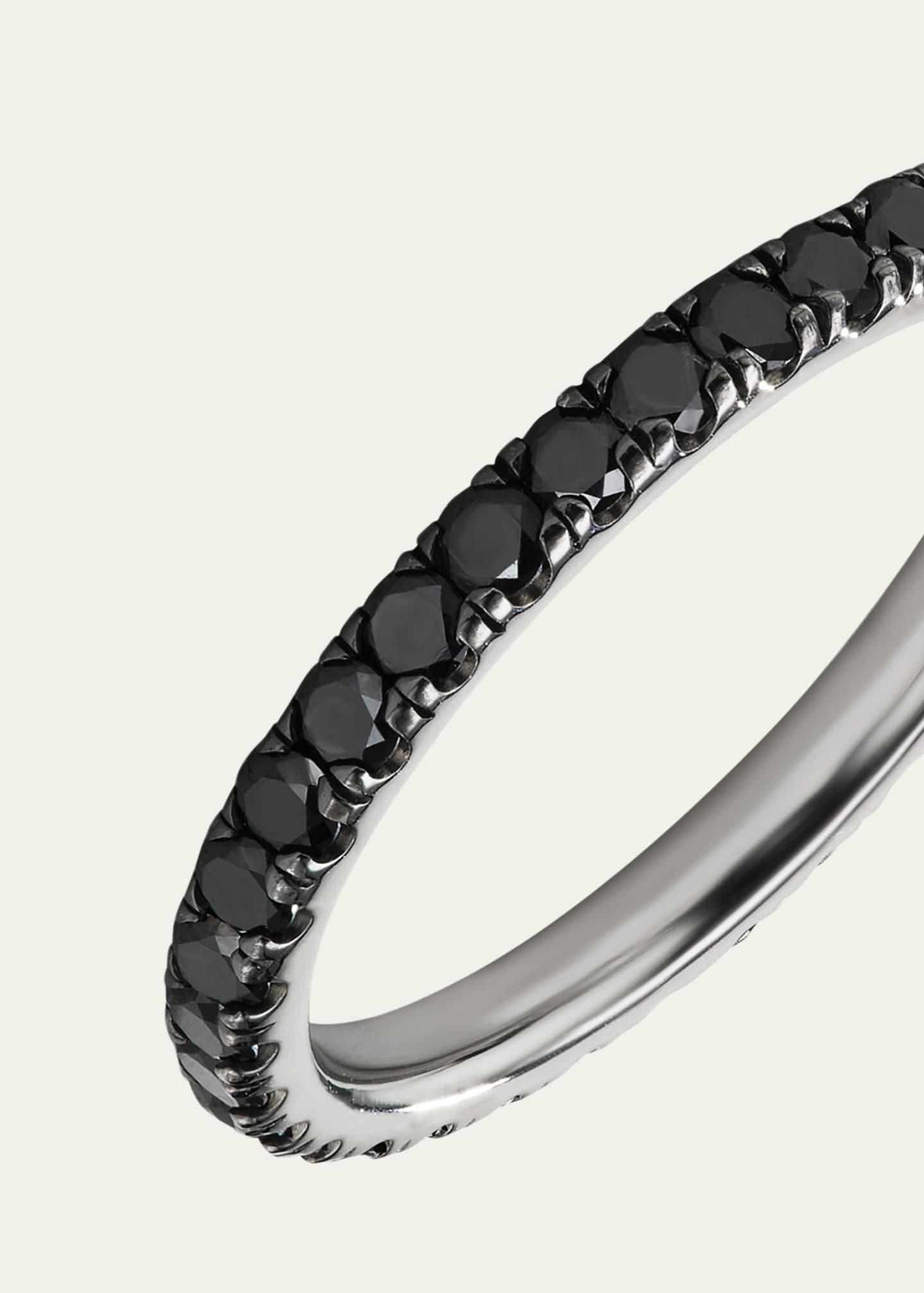 Aaryah Platinum and Black Rhodium Diamond Nero Ring Image 3 of 3