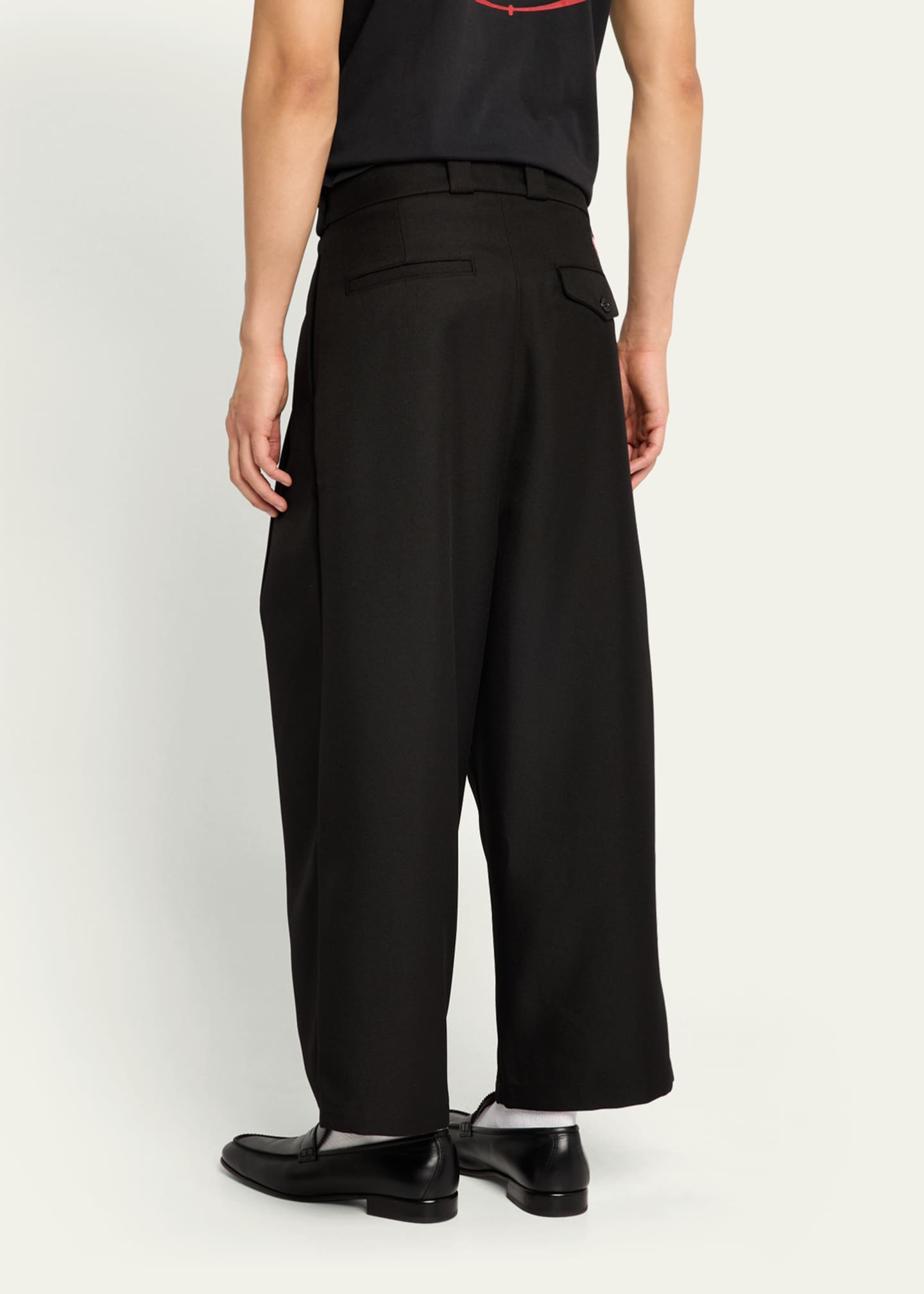 Willy Chavarria Men's Borracho Pleated Pants Image 3 of 5