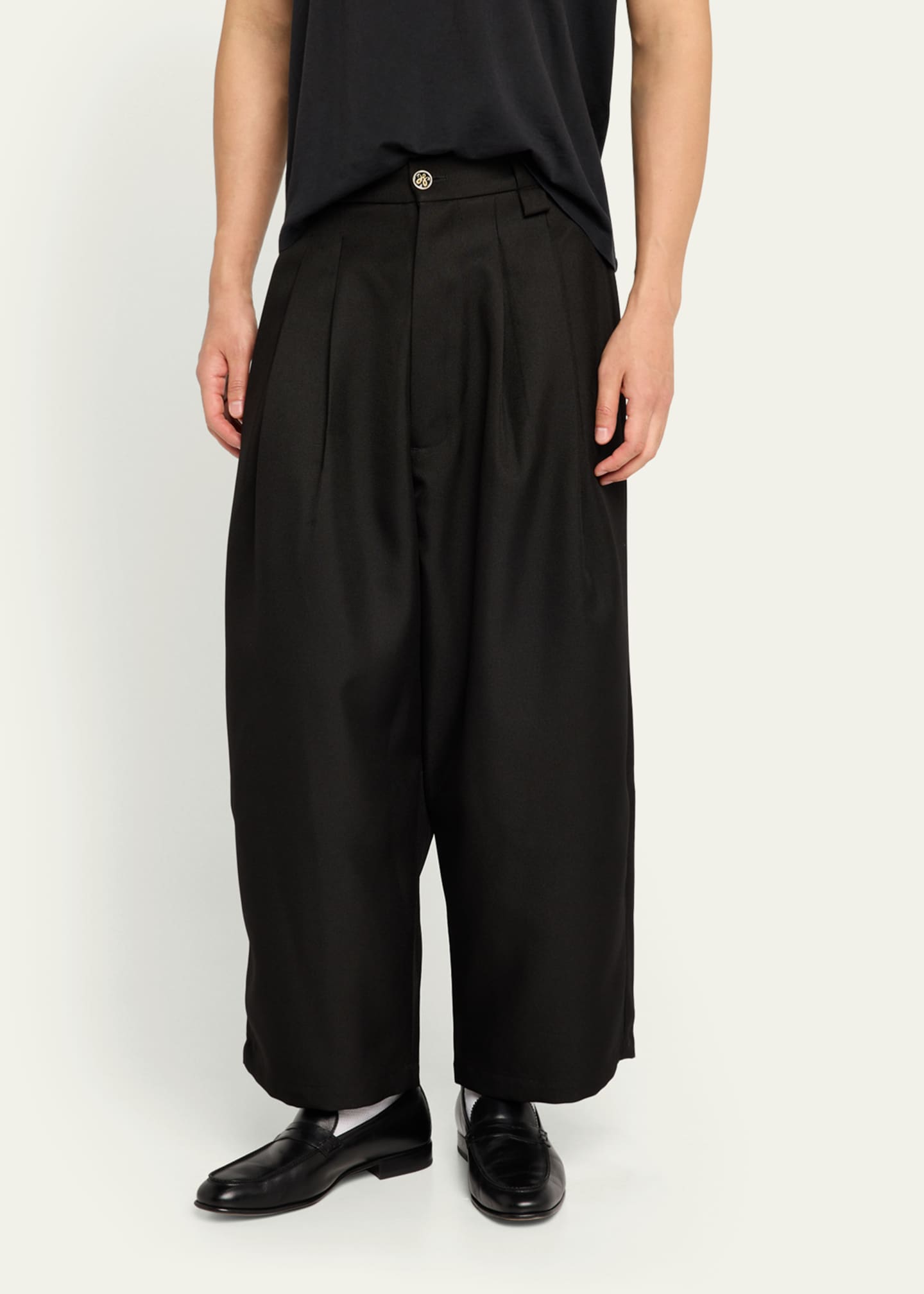 Willy Chavarria Men's Borracho Pleated Pants Image 4 of 5