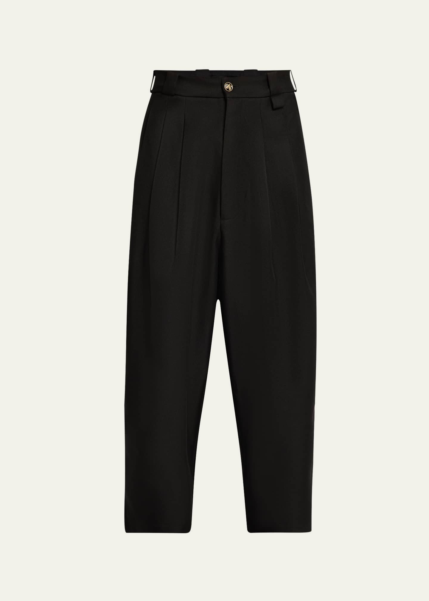 Willy Chavarria Men's Borracho Pleated Pants Image 1 of 5