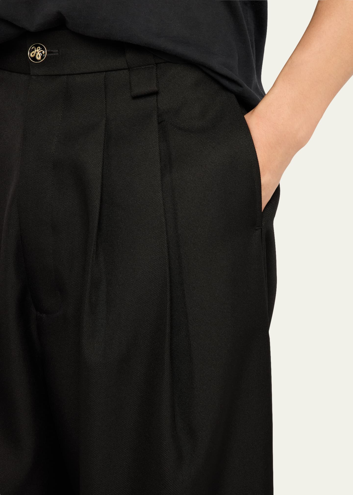 Willy Chavarria Men's Borracho Pleated Pants Image 5 of 5