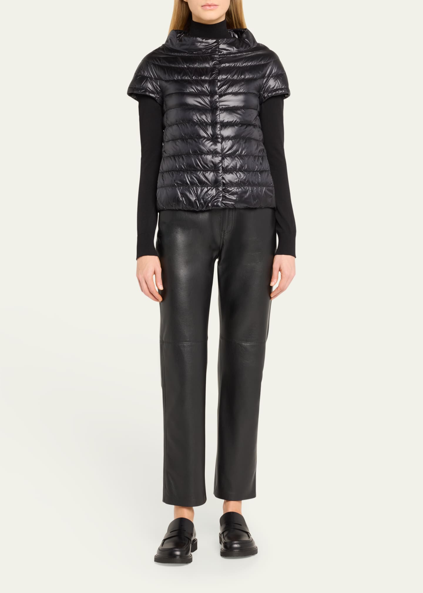 Herno Emilia Ultra-Light Down Cape Image 2 of 5