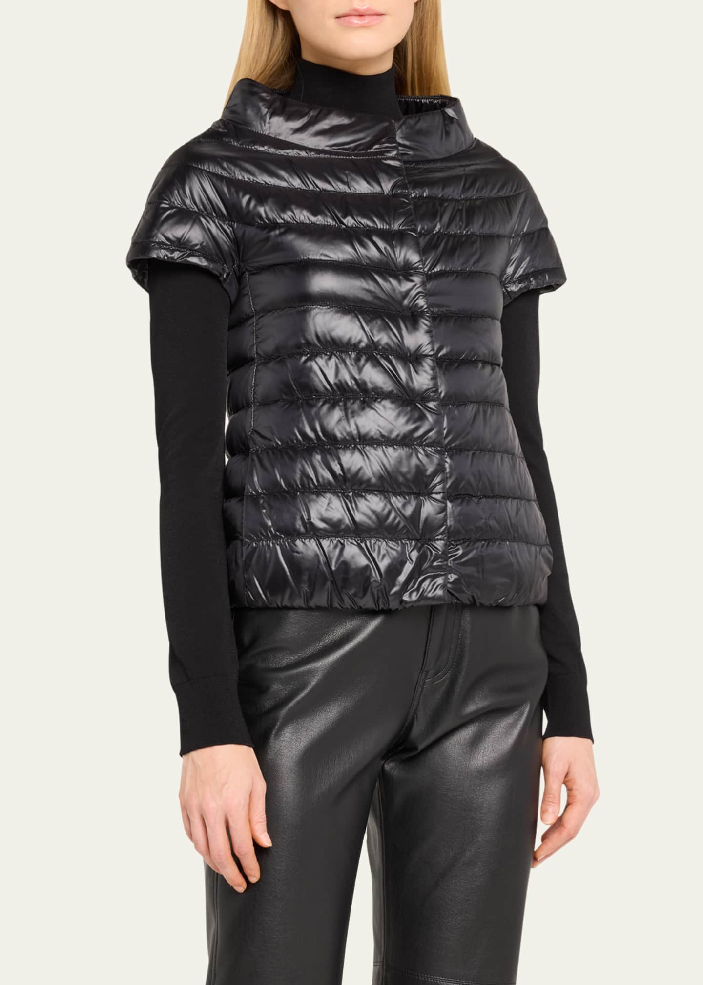 Herno Emilia Ultra-Light Down Cape Image 4 of 5