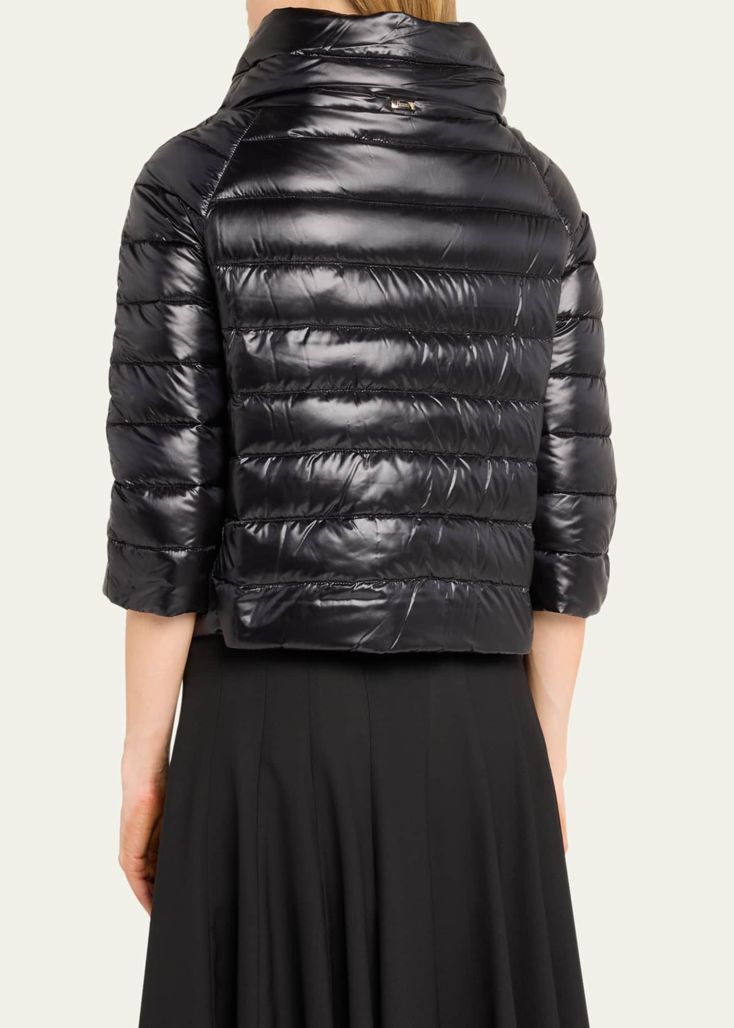 Herno Iconico Piumino Sofia Water-Resistant Nylon Ultralight Puffer Jacket Image 3 of 5