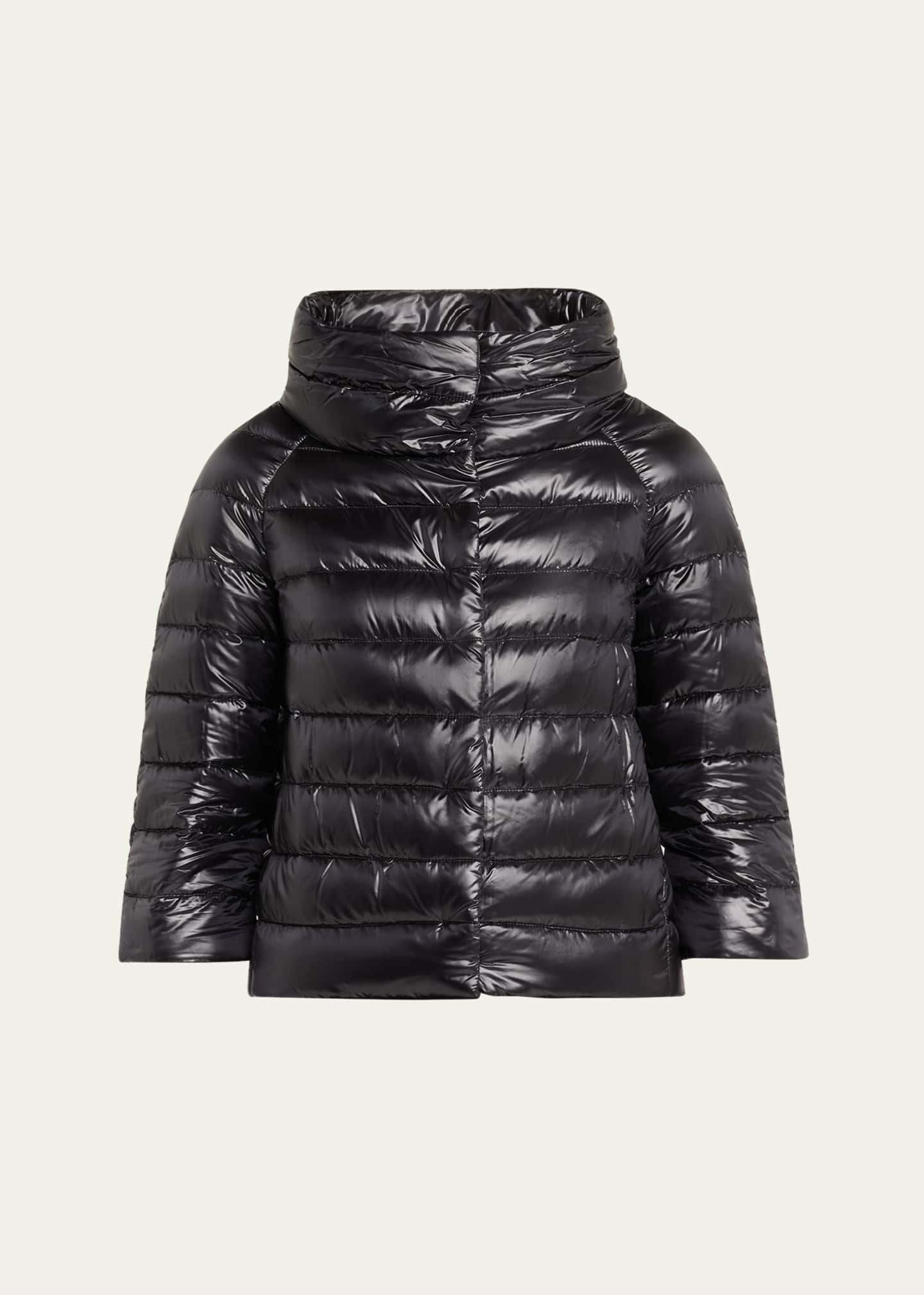 Herno Iconico Piumino Sofia Water-Resistant Nylon Ultralight Puffer Jacket Image 1 of 5