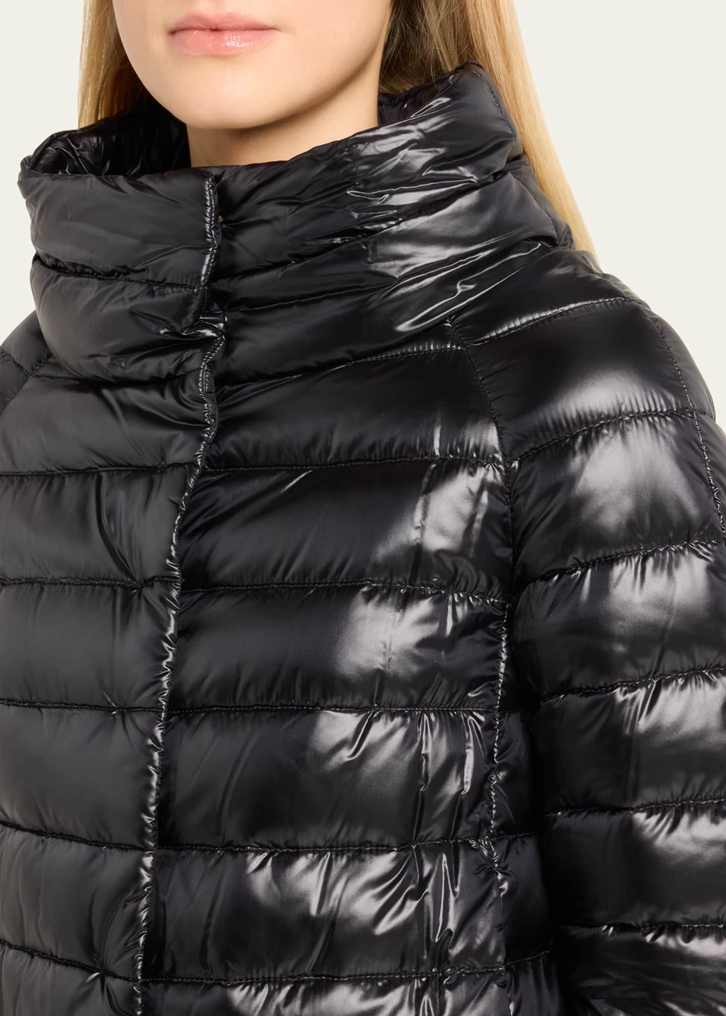 Herno Iconico Piumino Sofia Water-Resistant Nylon Ultralight Puffer Jacket Image 5 of 5