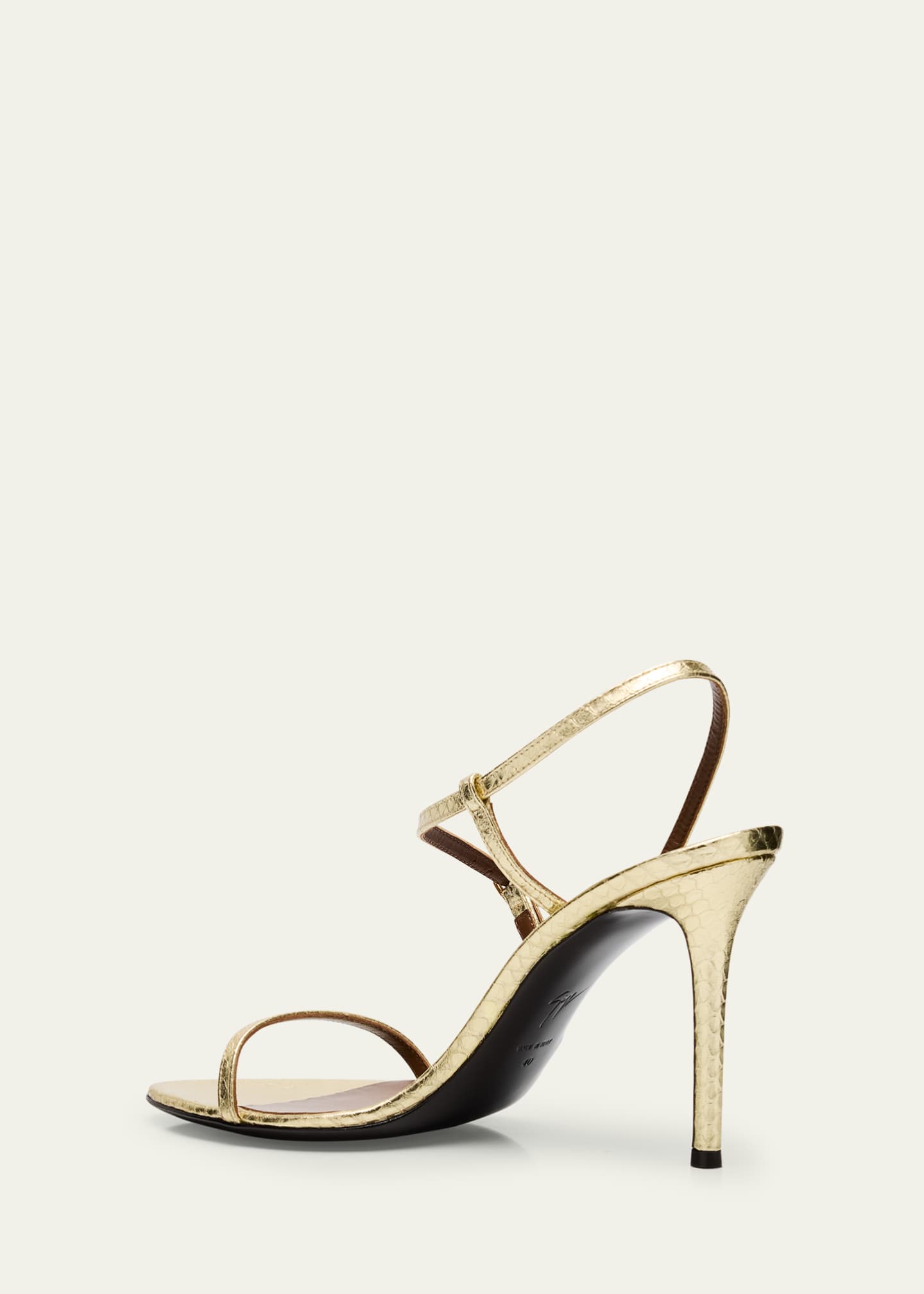 giuseppe zanotti nirvana ankle strap snake heels