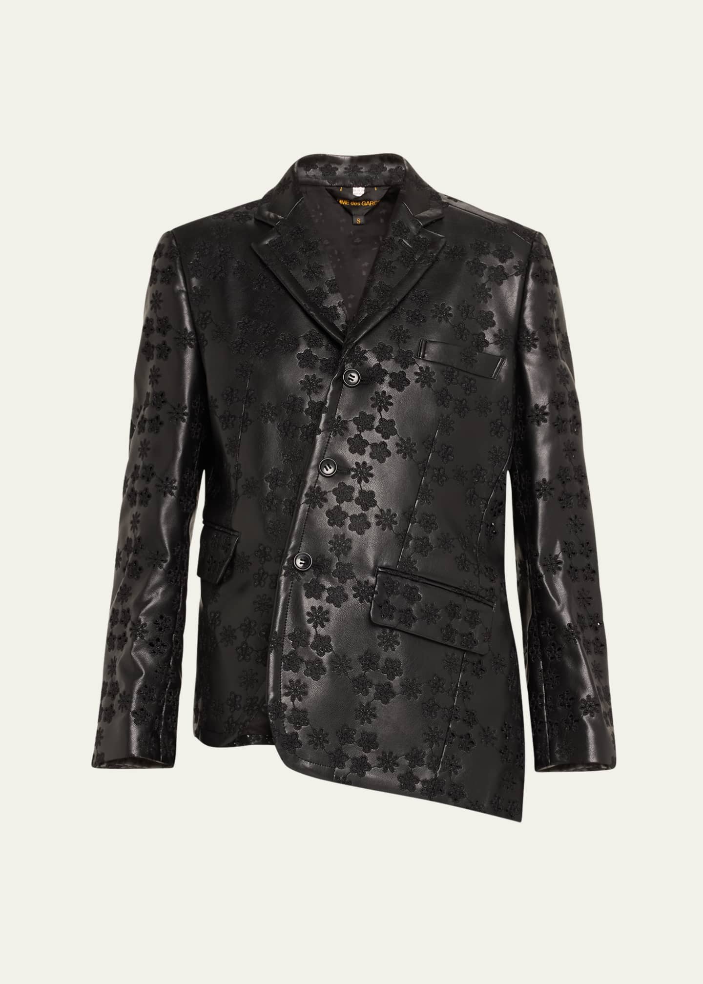 Comme des garcons leather jacket clearance