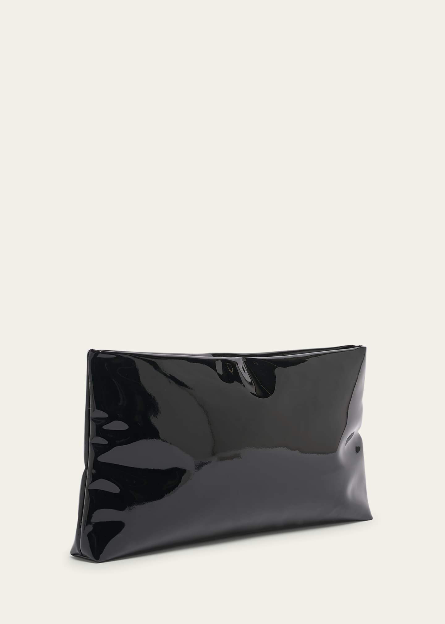 Saint Laurent Calypso YSL Long Clutch Bag in Patent Polyurethane Image 3 of 5