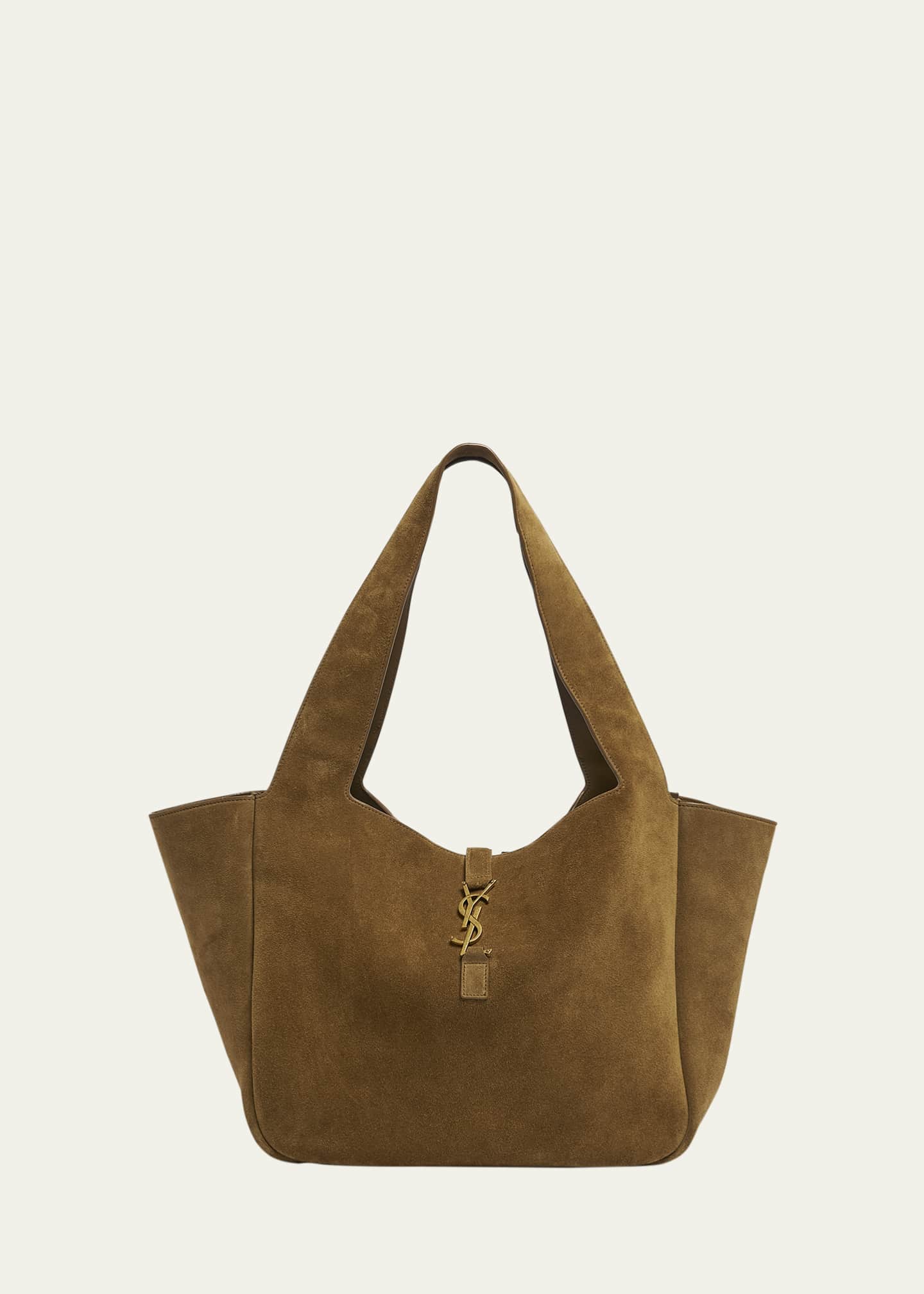 Saint Laurent Bea YSL Cabas Tote Bag in Suede Bergdorf Goodman