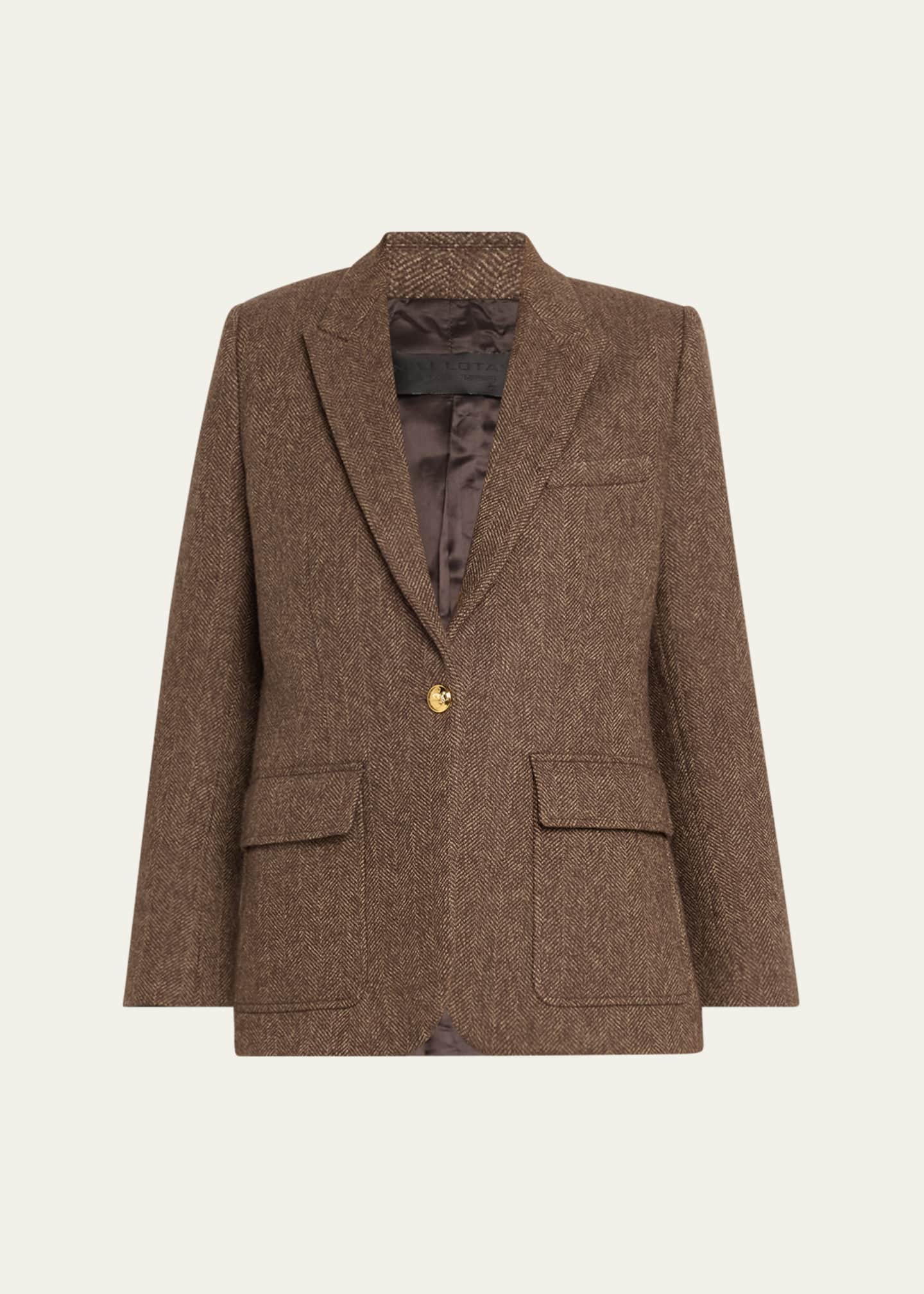 Tweed womens blazer with elbow patches cheap
