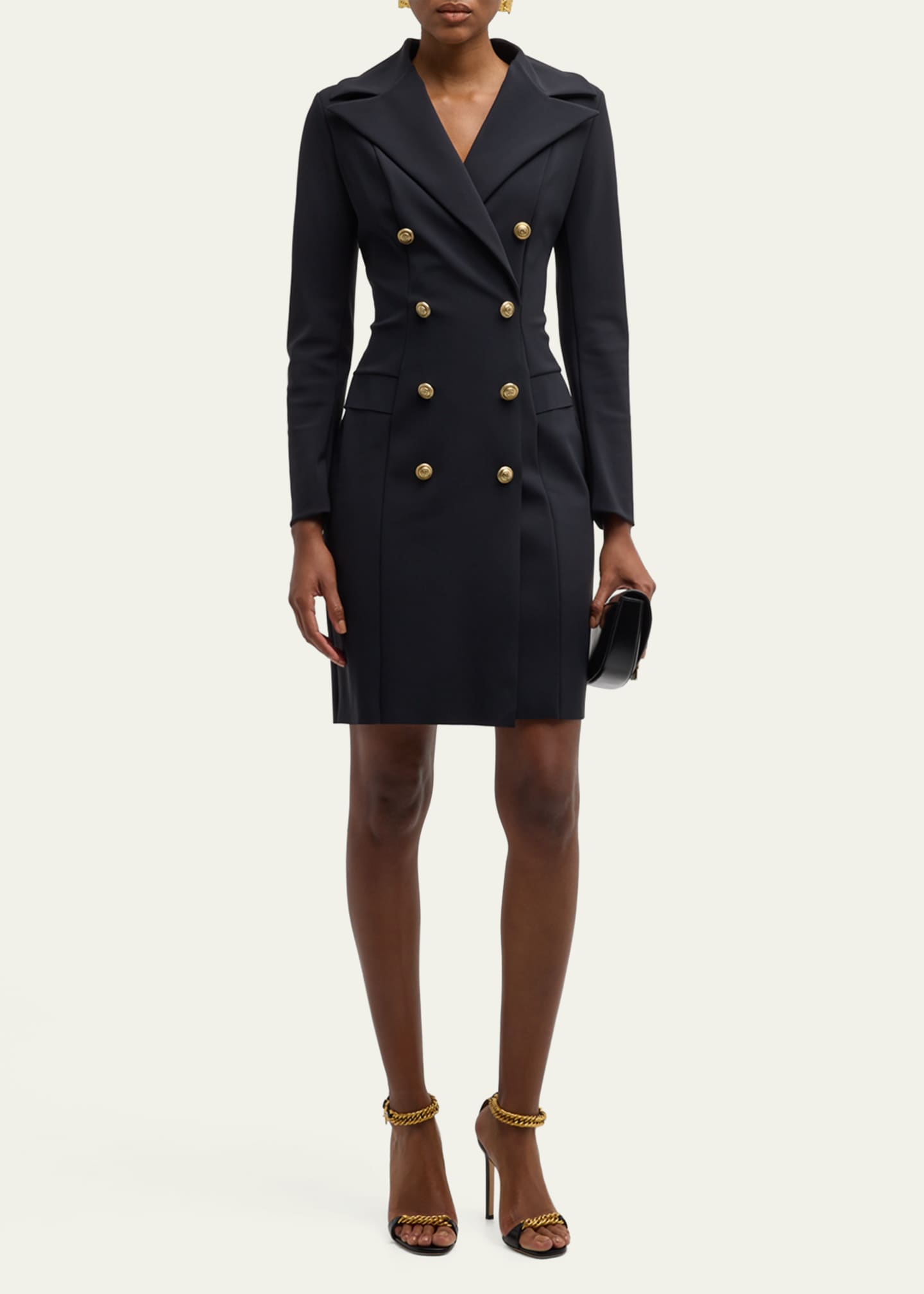 Double-Breasted Blazer Dress