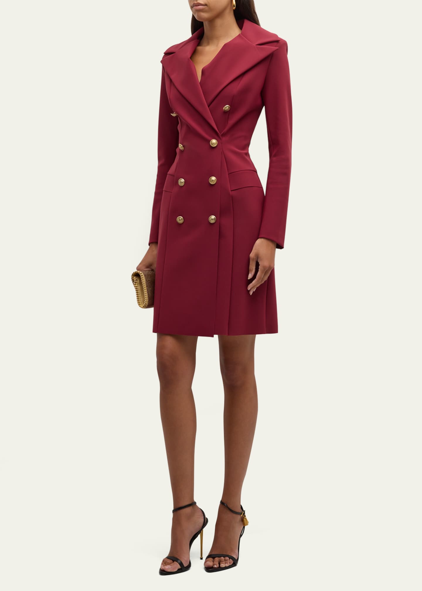 Chiara Boni La Petite Robe Double-Breasted Blazer Dress Image 2 of 5