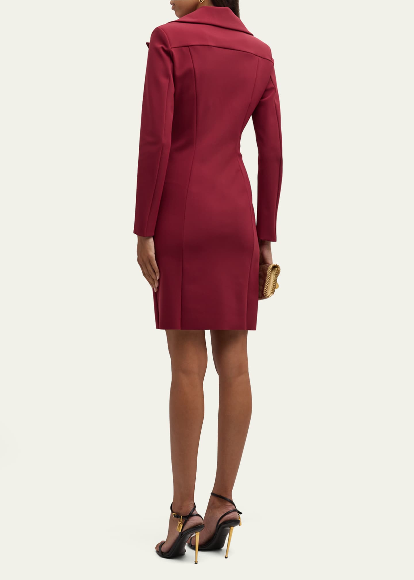 Chiara Boni La Petite Robe Double-Breasted Blazer Dress Image 3 of 5