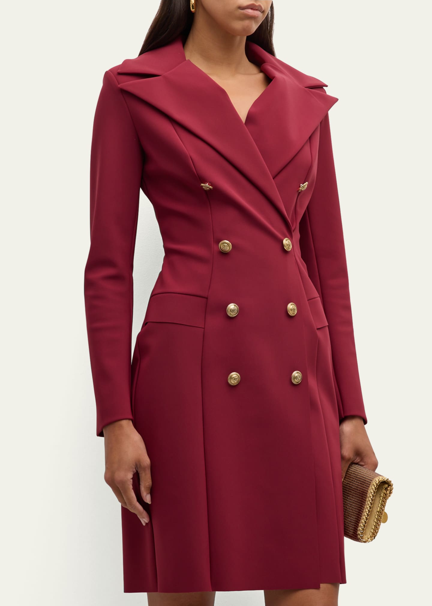 Chiara Boni La Petite Robe Double-Breasted Blazer Dress Image 4 of 5