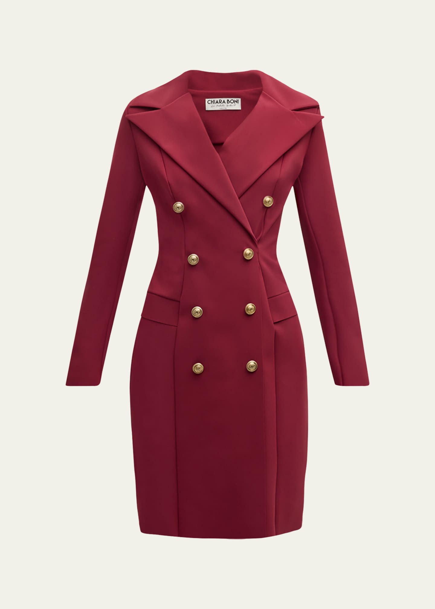 Chiara Boni La Petite Robe Double-Breasted Blazer Dress Image 1 of 5