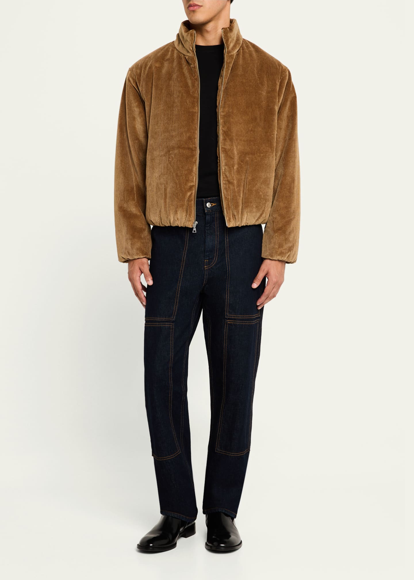John Elliott Men s Corduroy Puffer Jacket