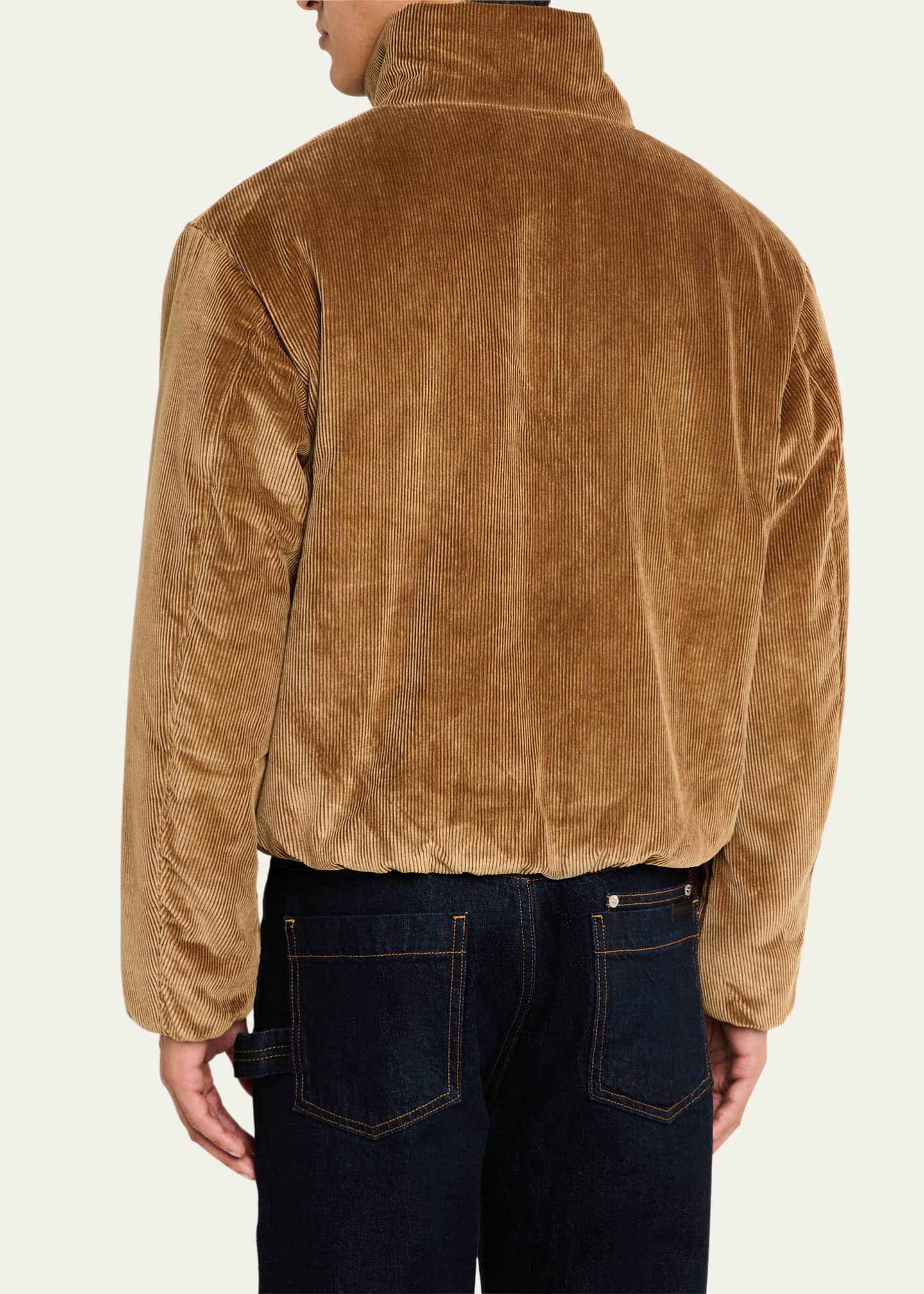 John Elliott Men s Corduroy Puffer Jacket