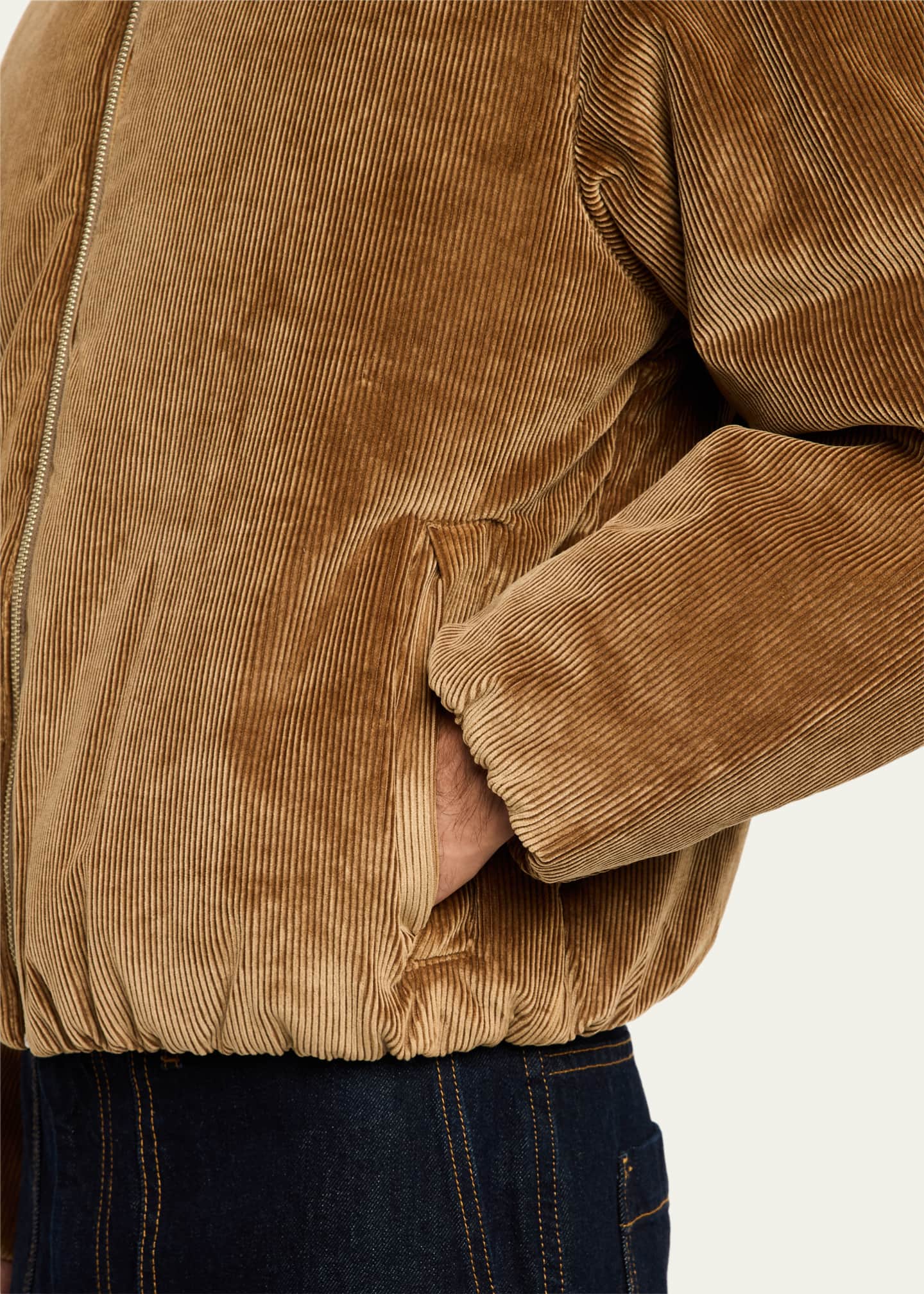 John Elliott Men s Corduroy Puffer Jacket