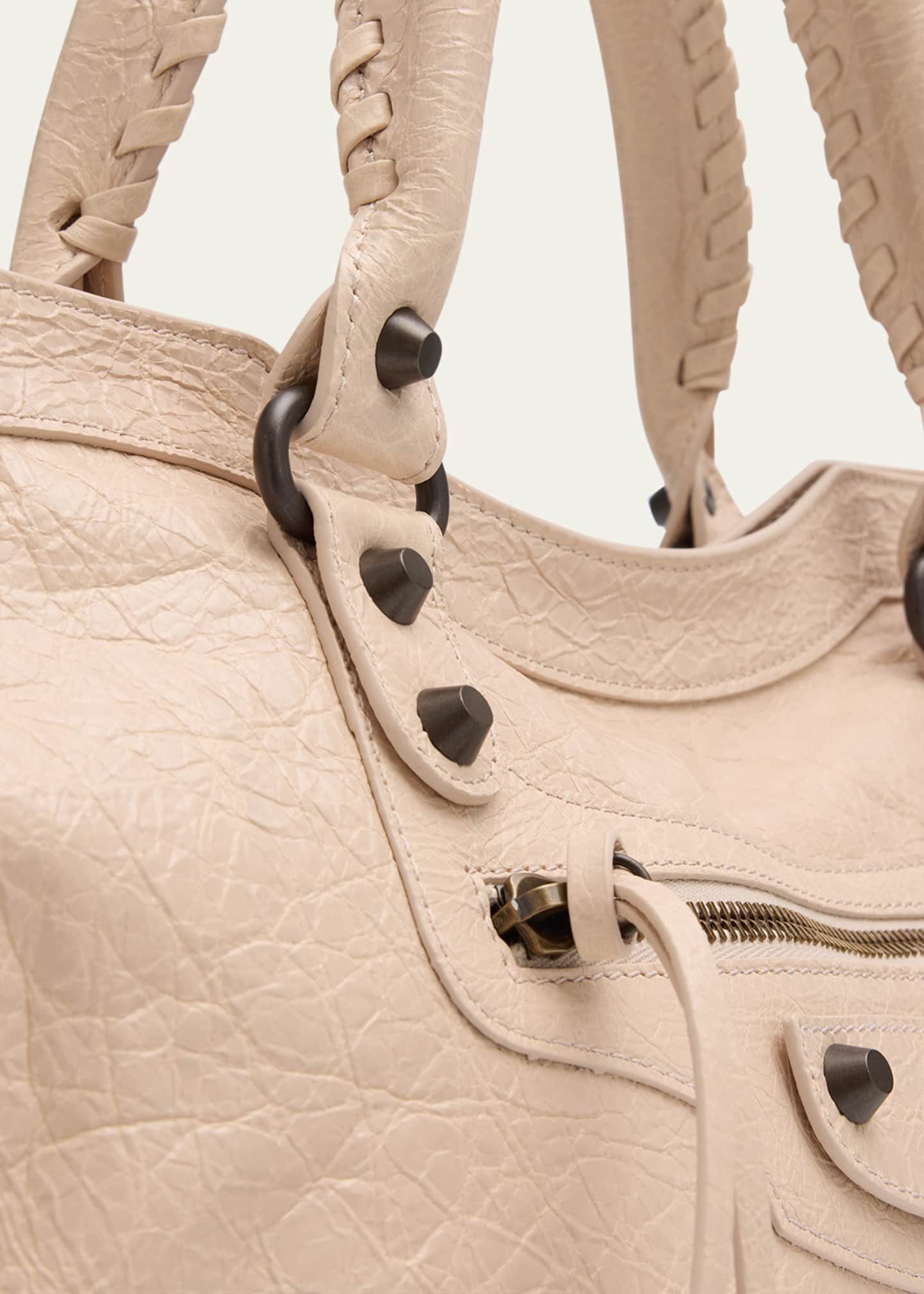 Balenciaga Le City Medium Leather Top-Handle Bag Image 6 of 6