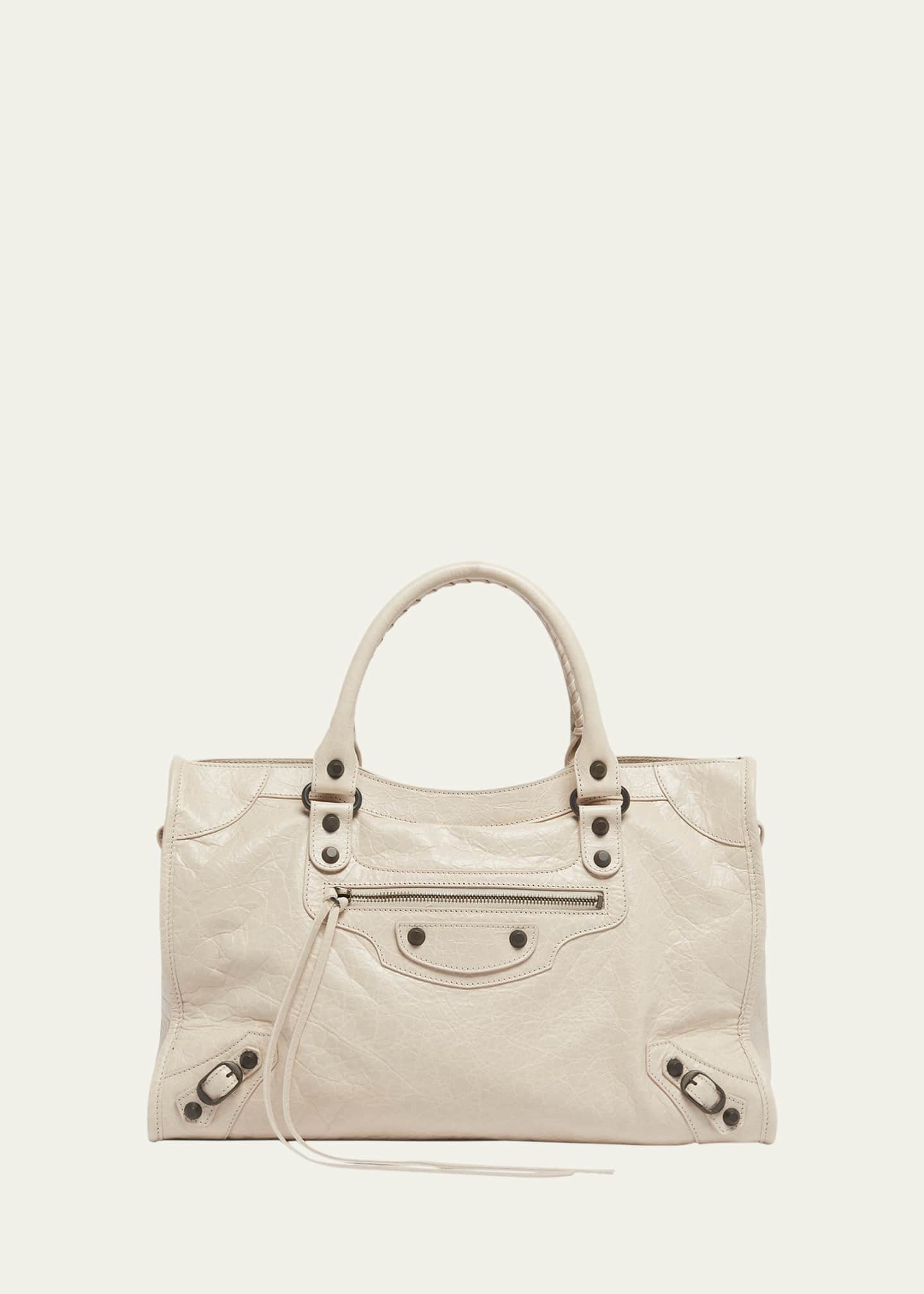 Balenciaga Le City Medium Leather Top-Handle Bag Image 1 of 6