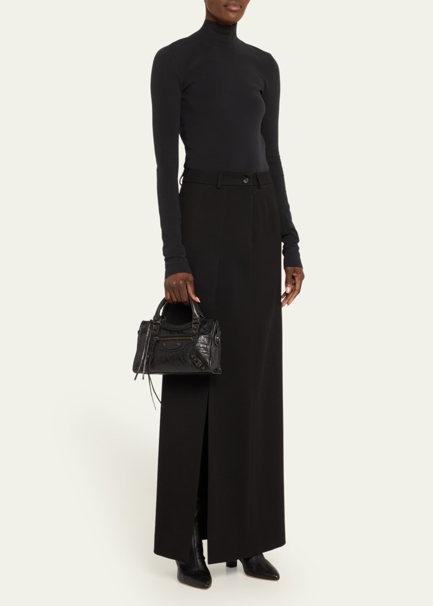 Balenciaga Le City Mini Leather Top-Handle Bag Image 5 of 6