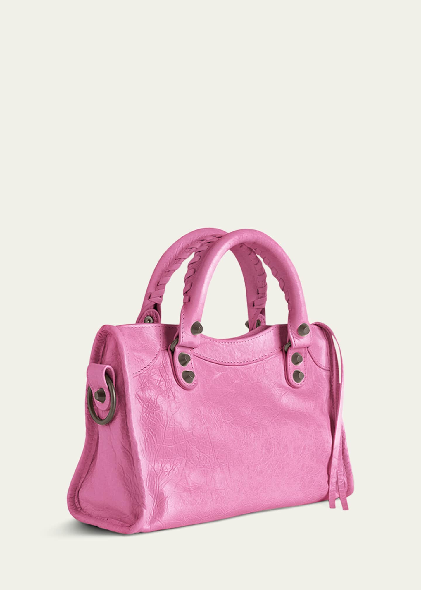 Balenciaga Le City Mini Leather Top-Handle Bag Image 3 of 6
