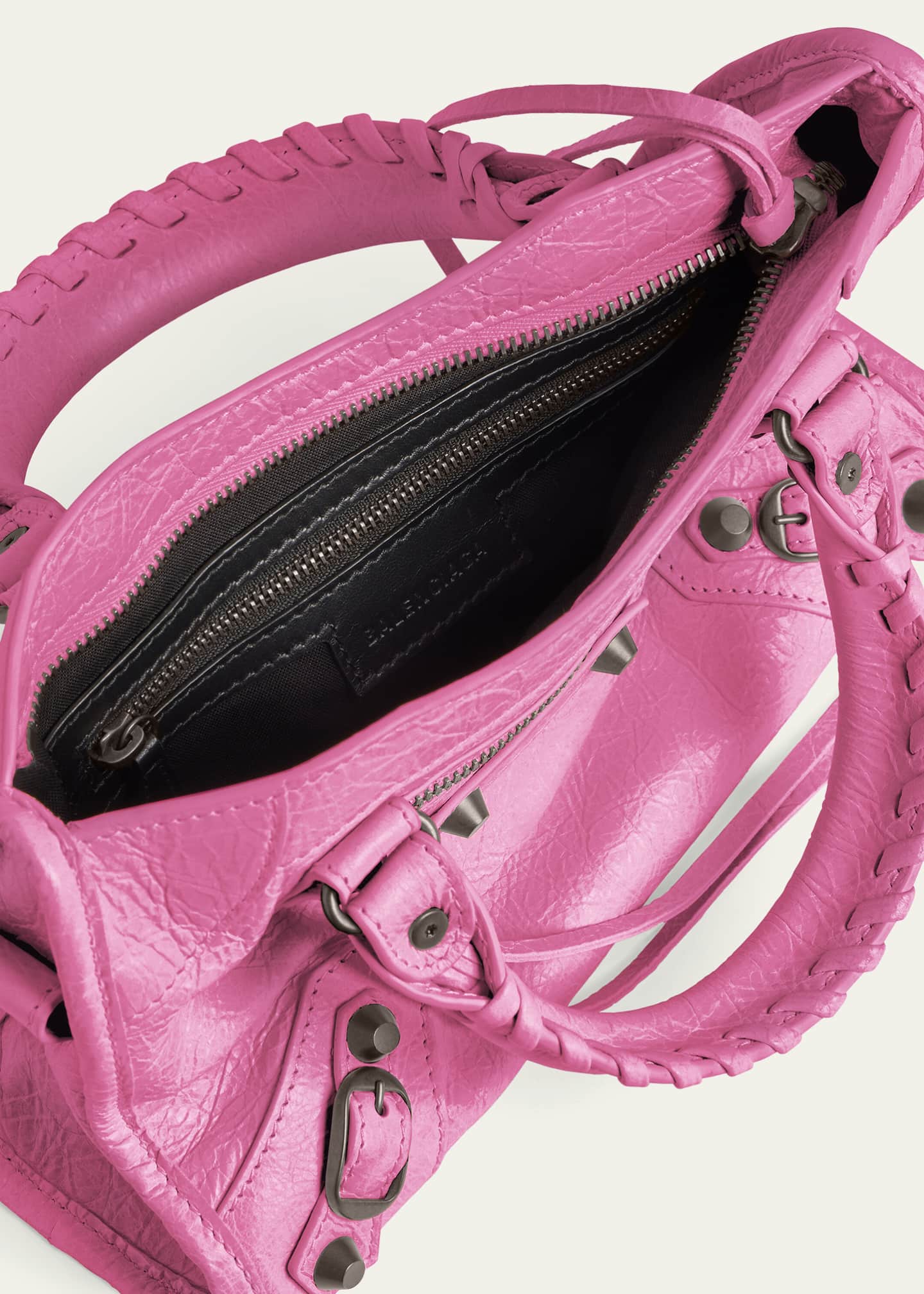 Balenciaga Le City Mini Leather Top-Handle Bag Image 4 of 6