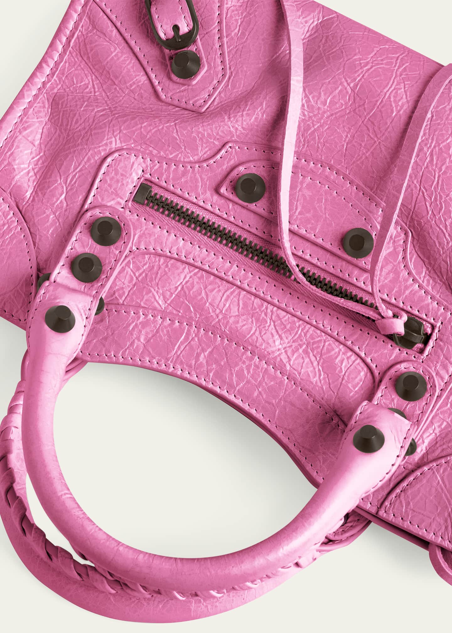 Balenciaga Le City Mini Leather Top-Handle Bag Image 6 of 6
