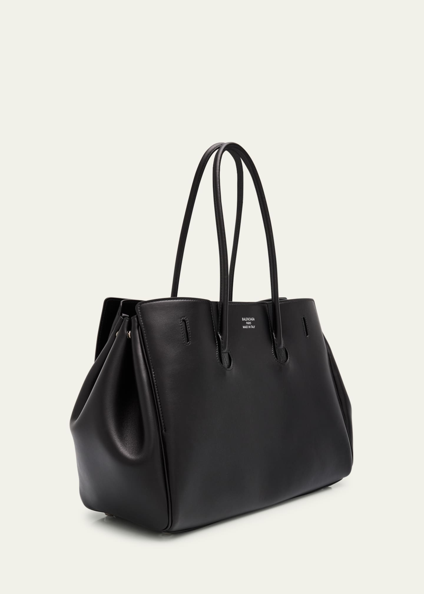 トートバッグ BALENCIAGA Black Leather Medium Bel Air Shoulder Bag Bel Air Medium leather tote bag in black - Balenciaga