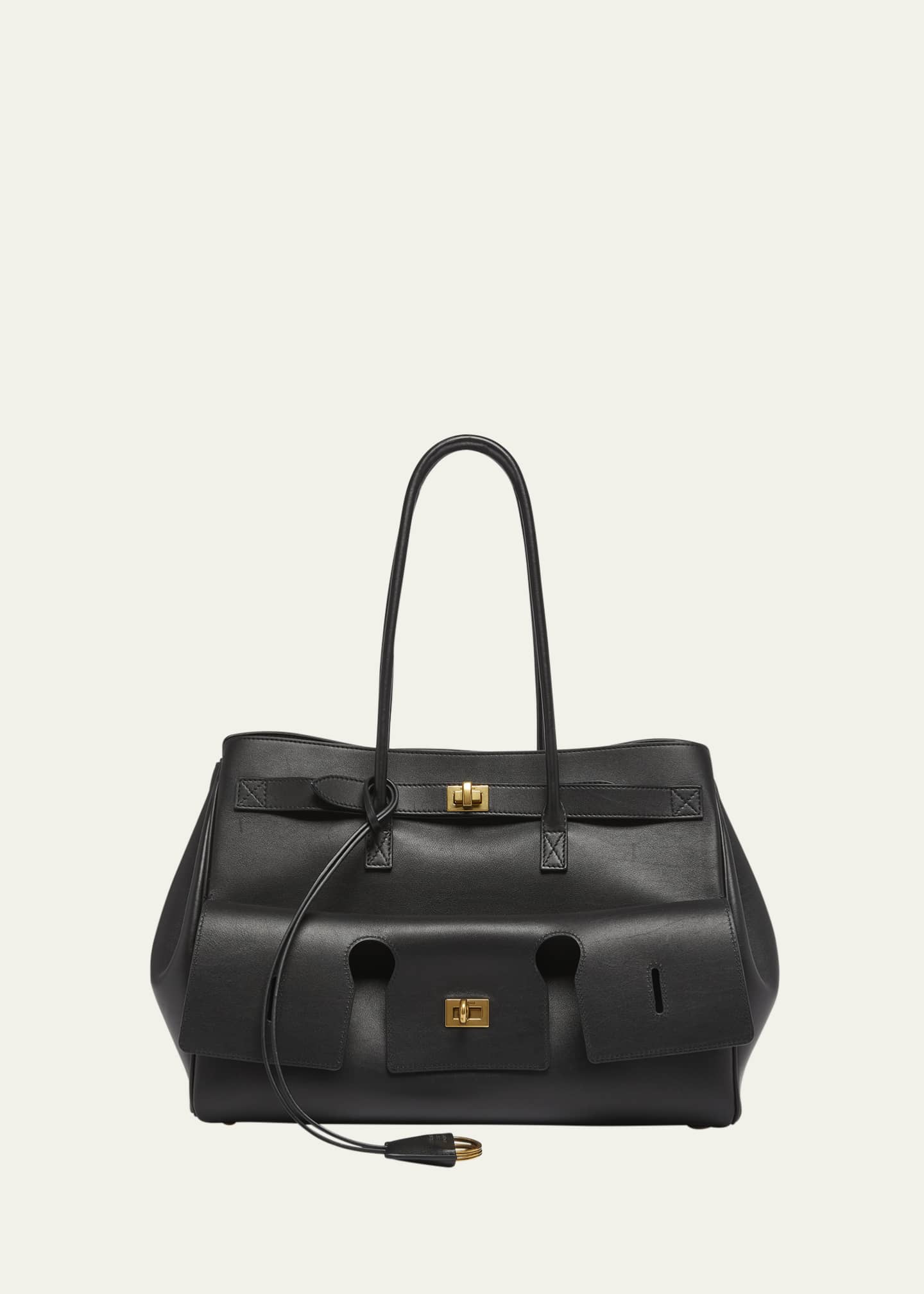 Balenciaga Women s Bel Air Medium Leather Tote Bag
