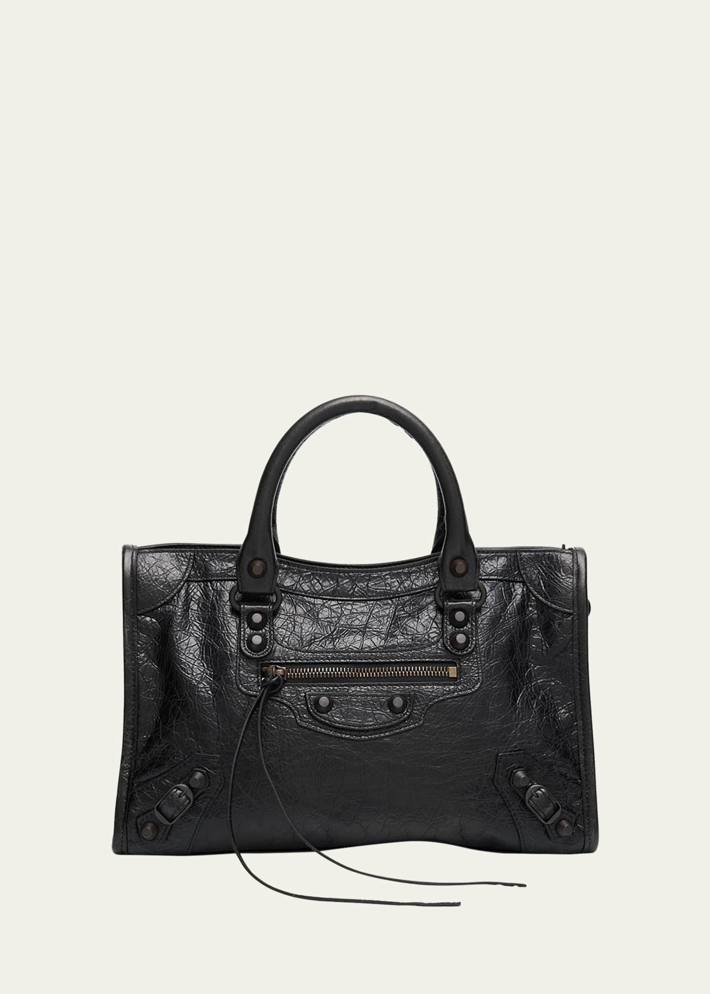 Balenciaga Le City Small Leather Top-Handle Bag - Bergdorf Goodman