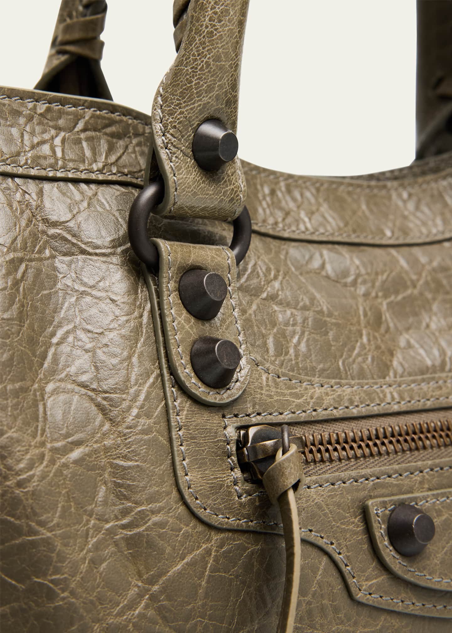 Balenciaga Le City Small Leather Top-Handle Bag - Bergdorf Goodman