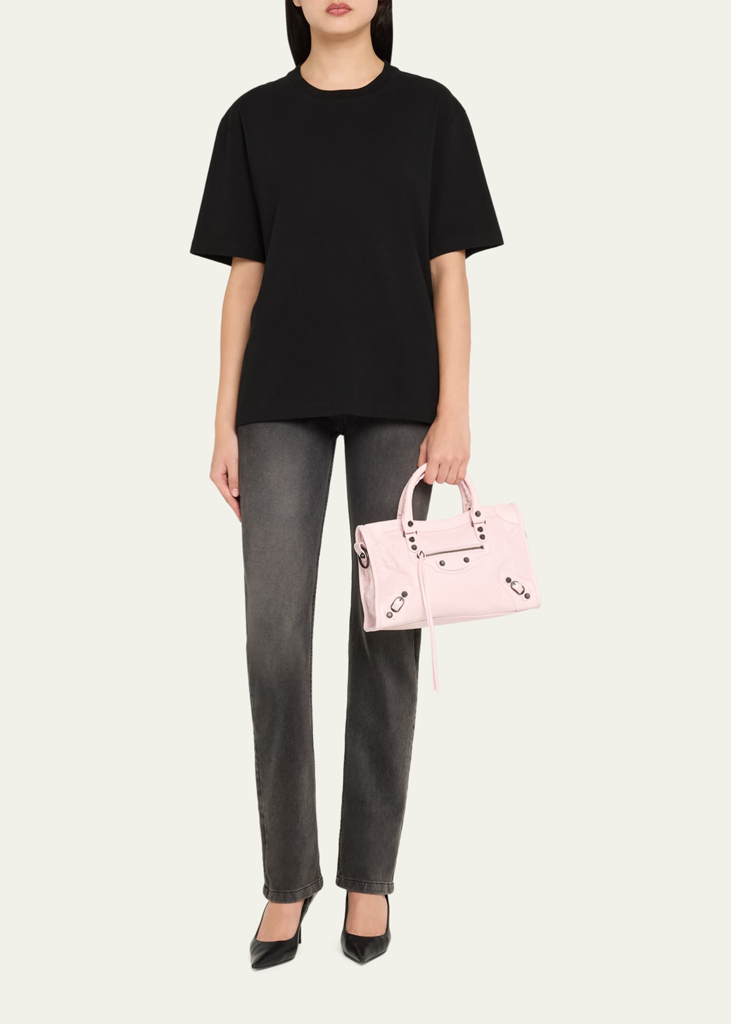Le City Small Leather Top-Handle Bag