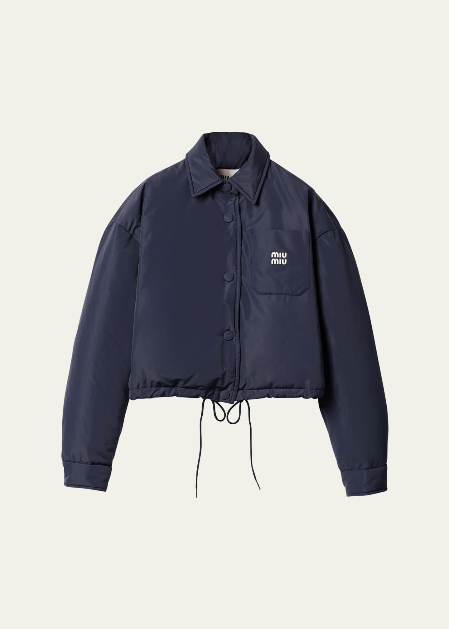 Miu Miu Oversized Crop Down Jacket
