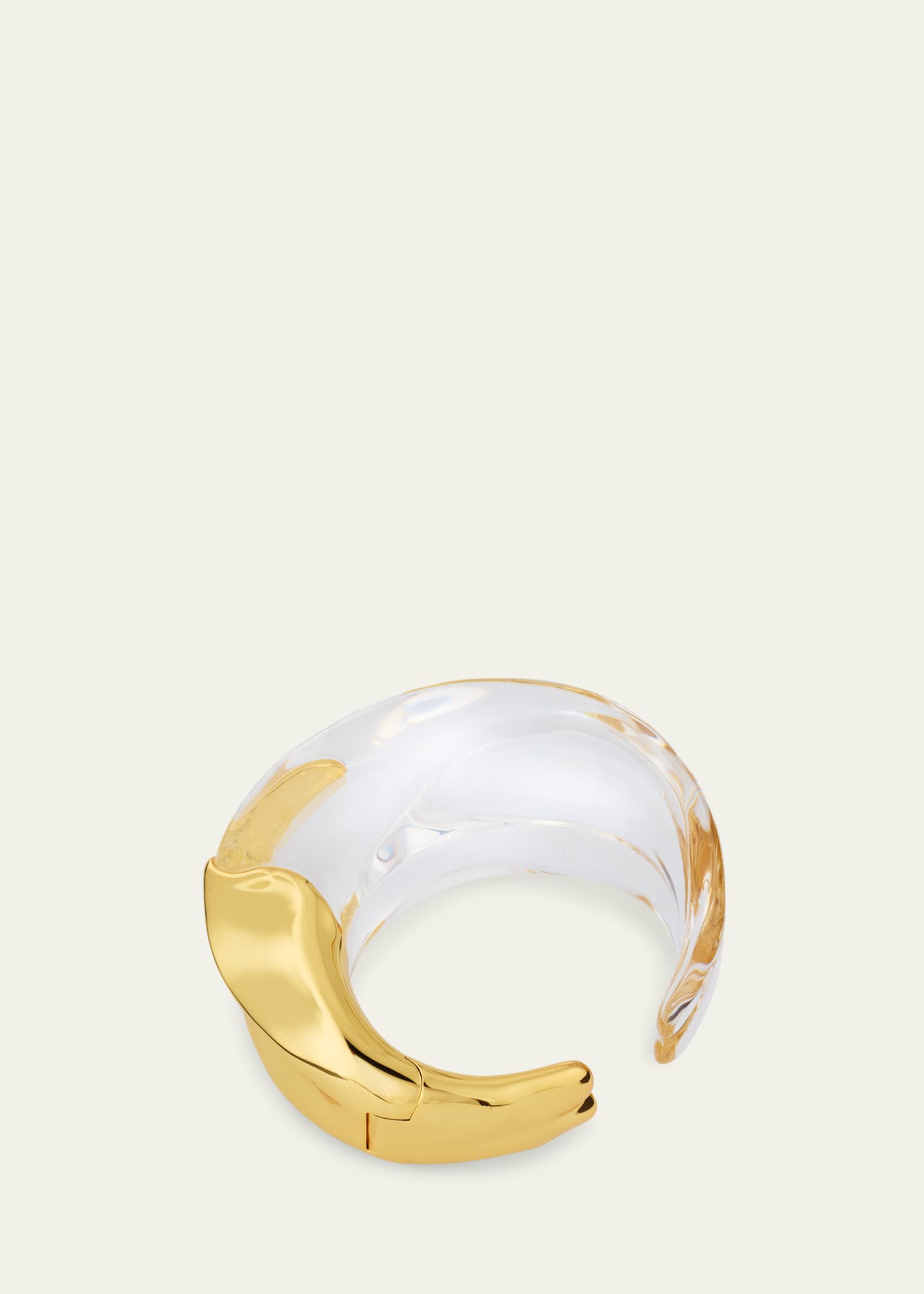 Alexis Bittar Liquid Lucite Wave Hinged Cuff Image 4 of 4
