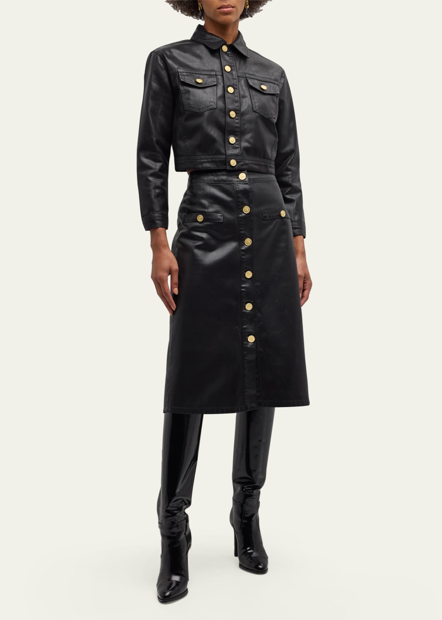 L'Agence Koda Cropped Jacket Image 2 of 5