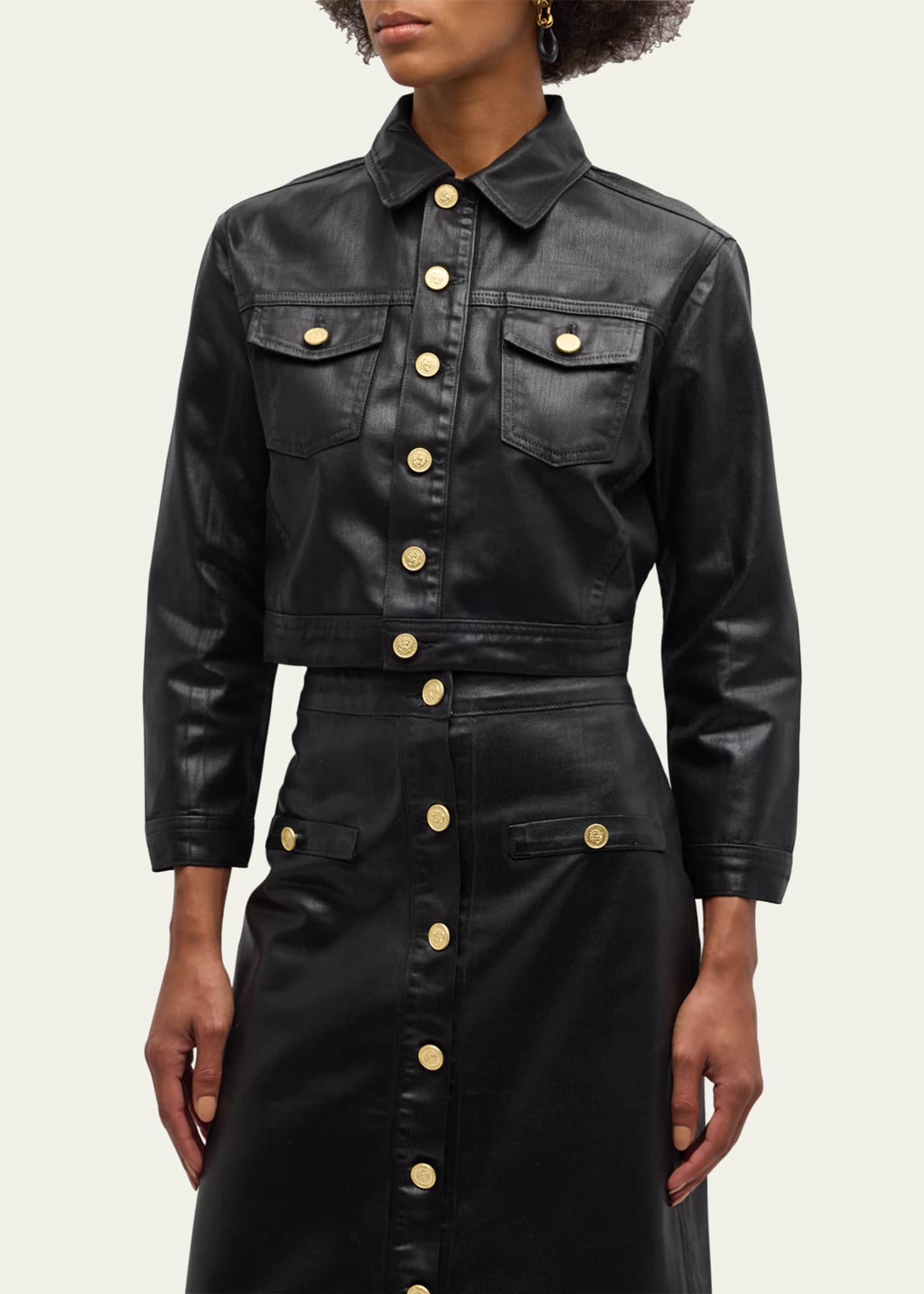 L'Agence Koda Cropped Jacket Image 4 of 5