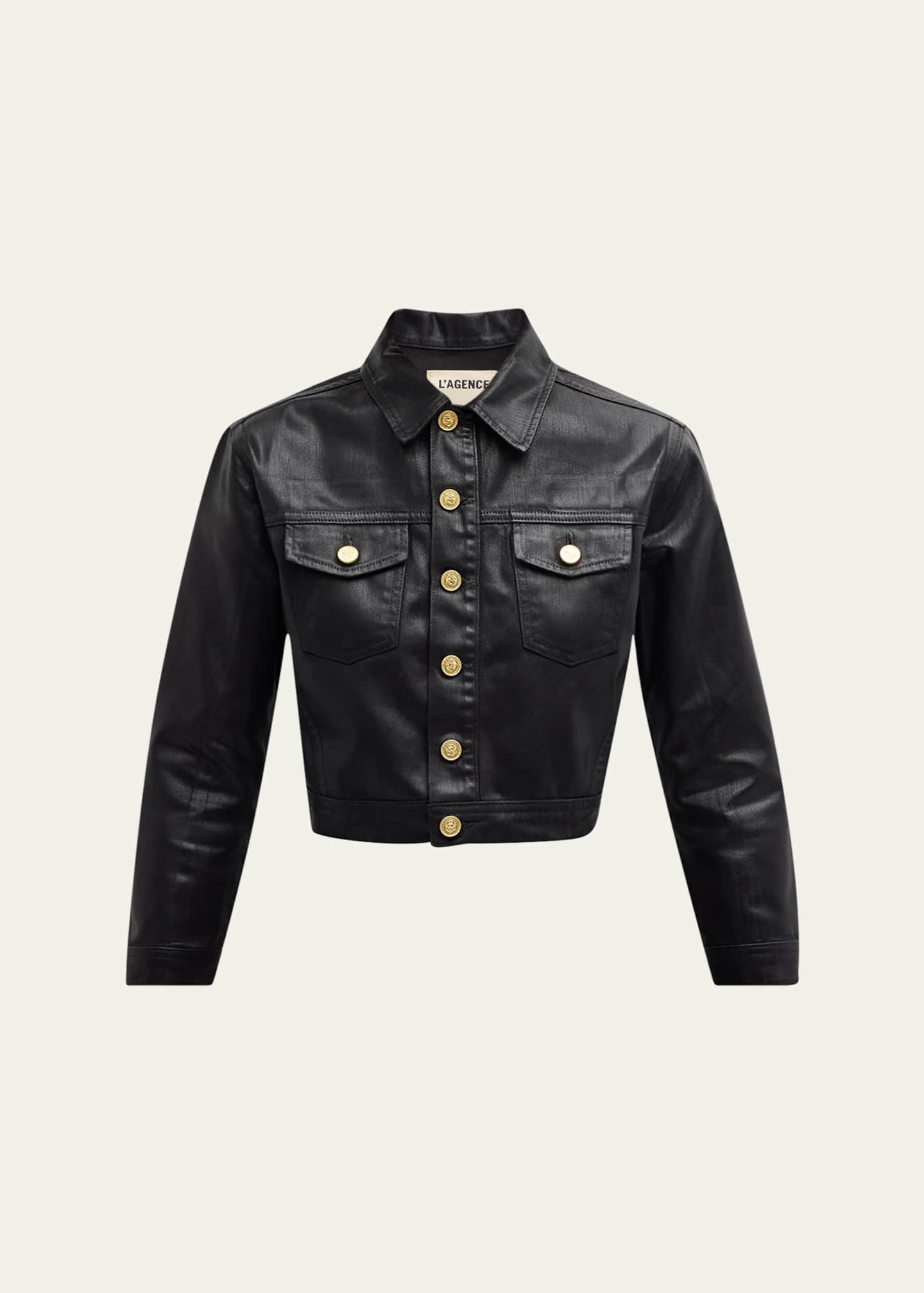 L'Agence Koda Cropped Jacket Image 1 of 5