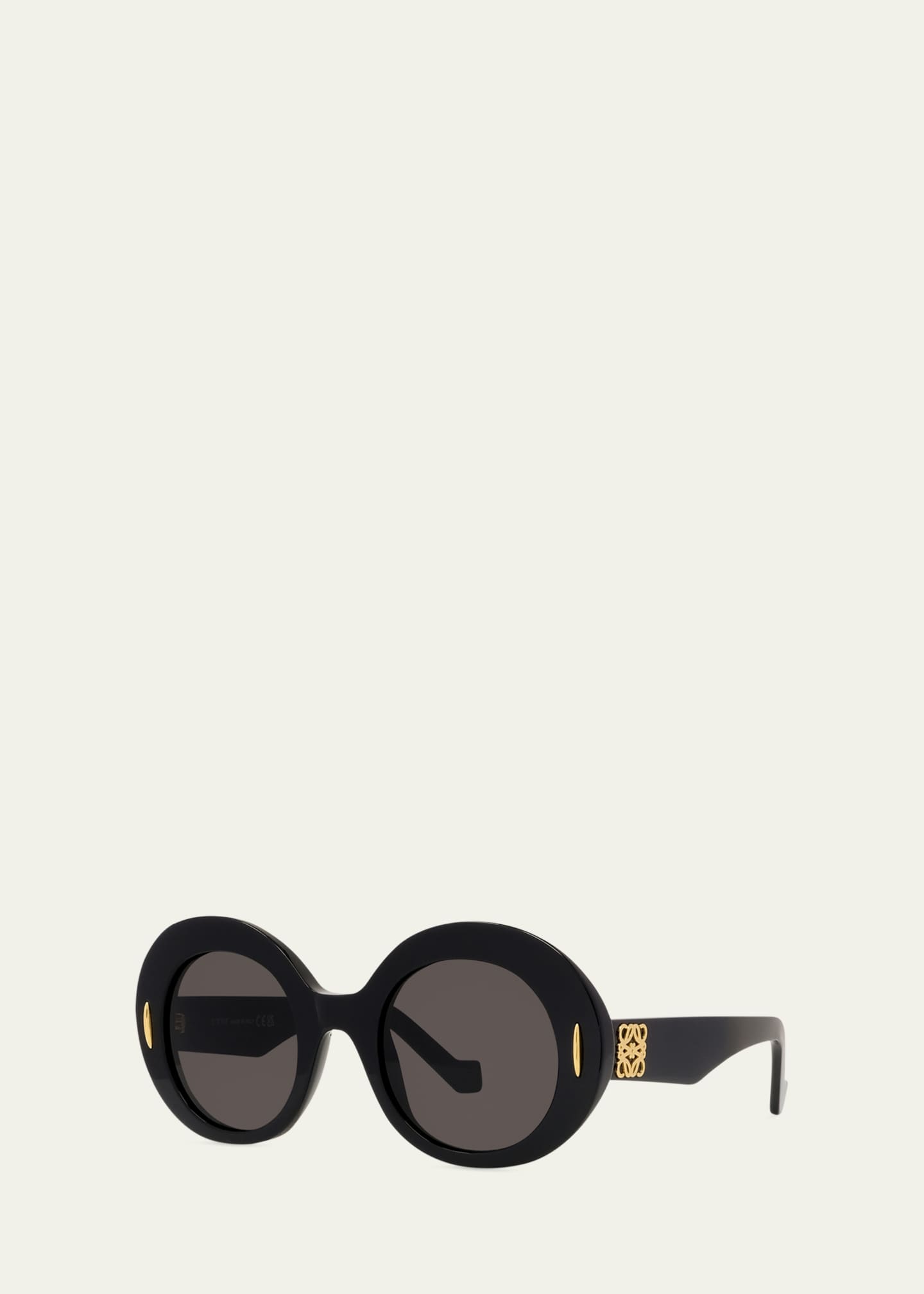 Loewe Oval Acetate Sunglasses W/ Anagram Image 2 of 3
