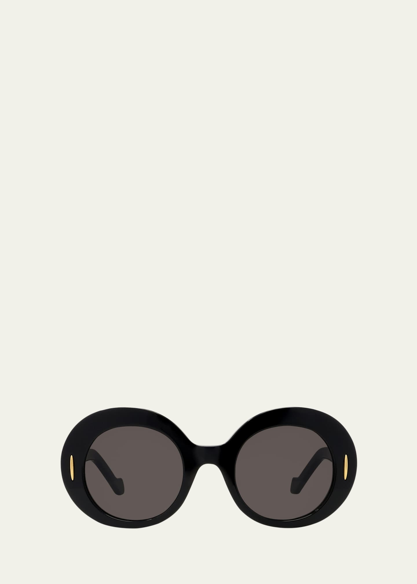 Loewe Oval Acetate Sunglasses W/ Anagram Image 1 of 3