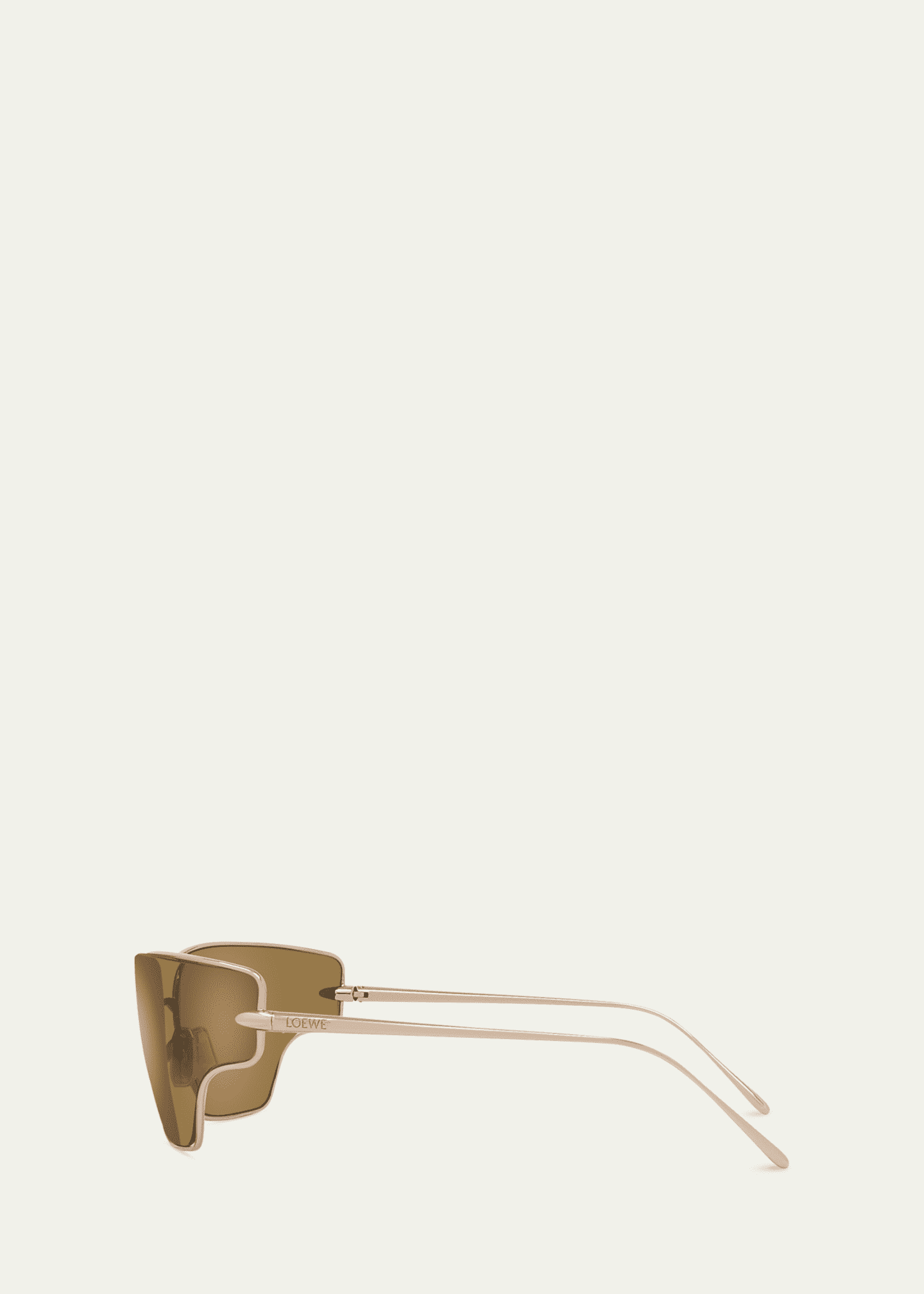 Loewe Signature Metal & Nylon Shield Sunglasses Image 3 of 3