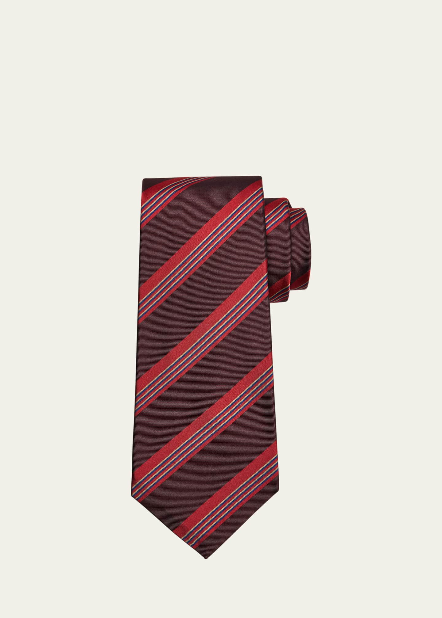 Newman 7 Fold Solid Silk Necktie main image 1