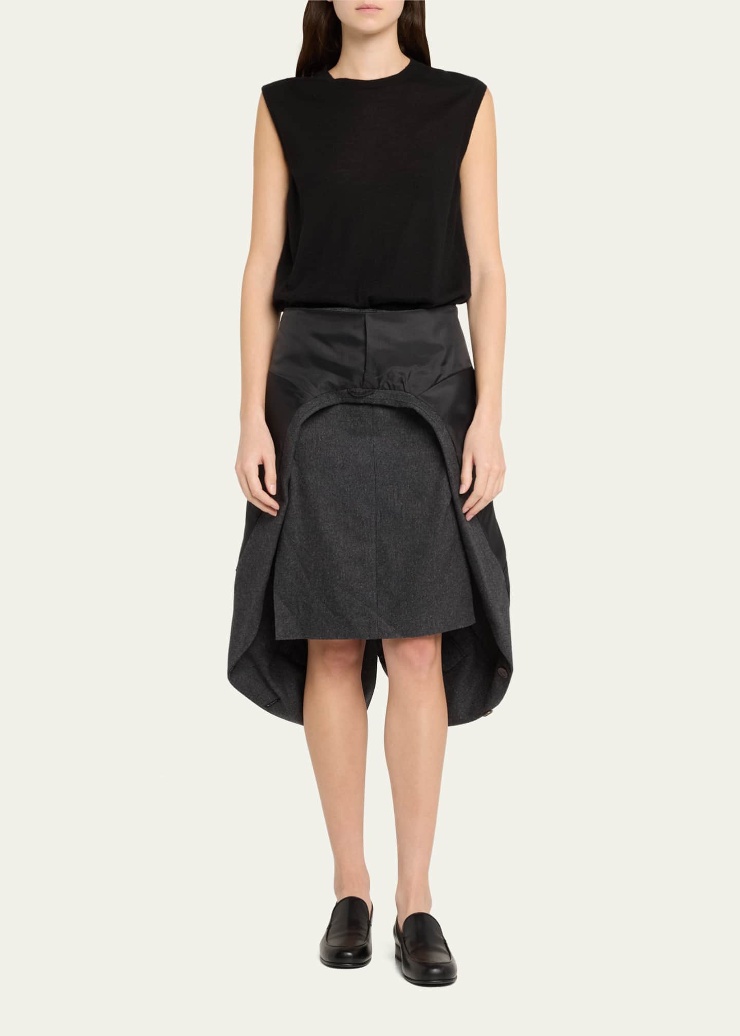 HODAKOVA Inside Out Blazer Front Wool Skirt Image 2 of 5